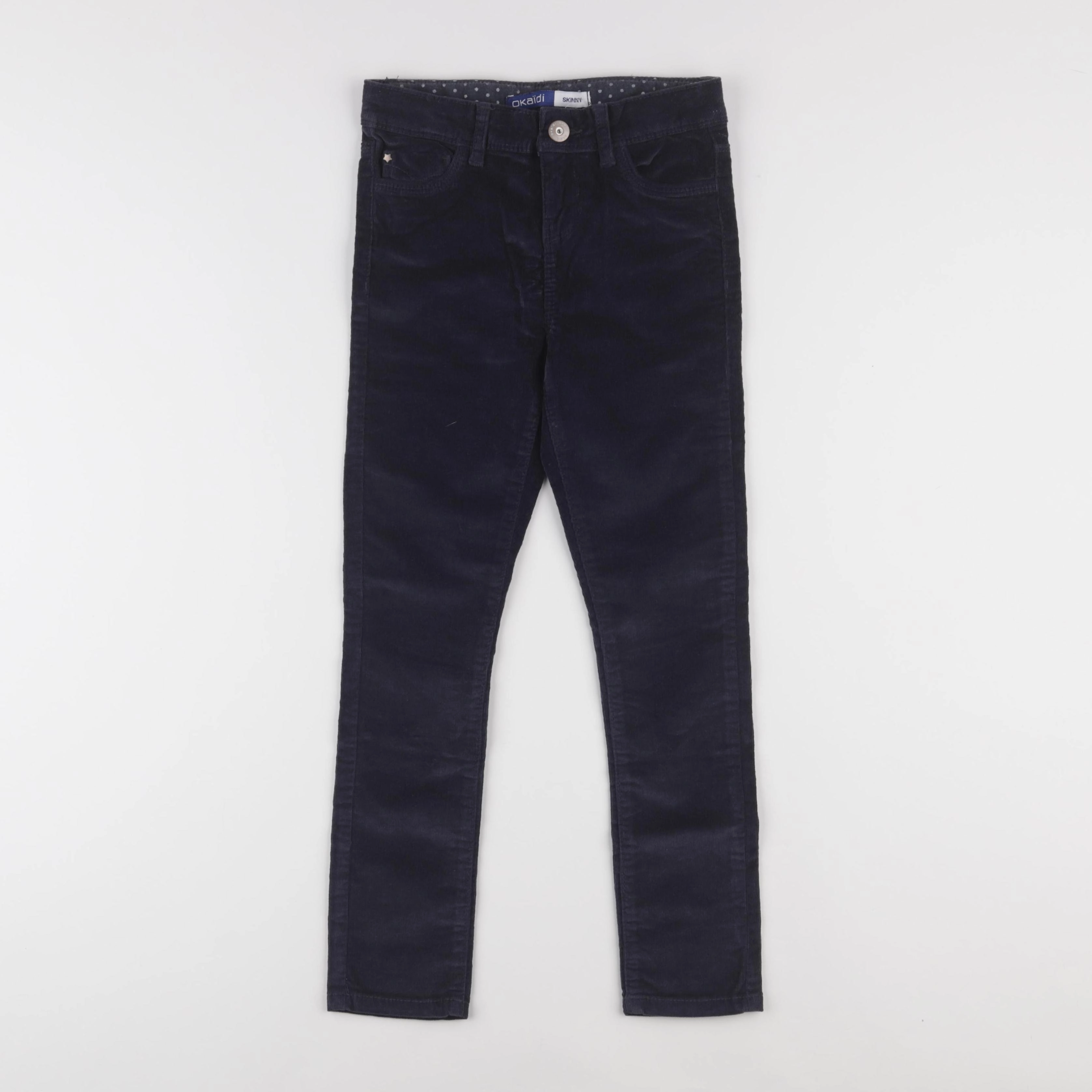 Okaidi - pantalon bleu - 7 ans