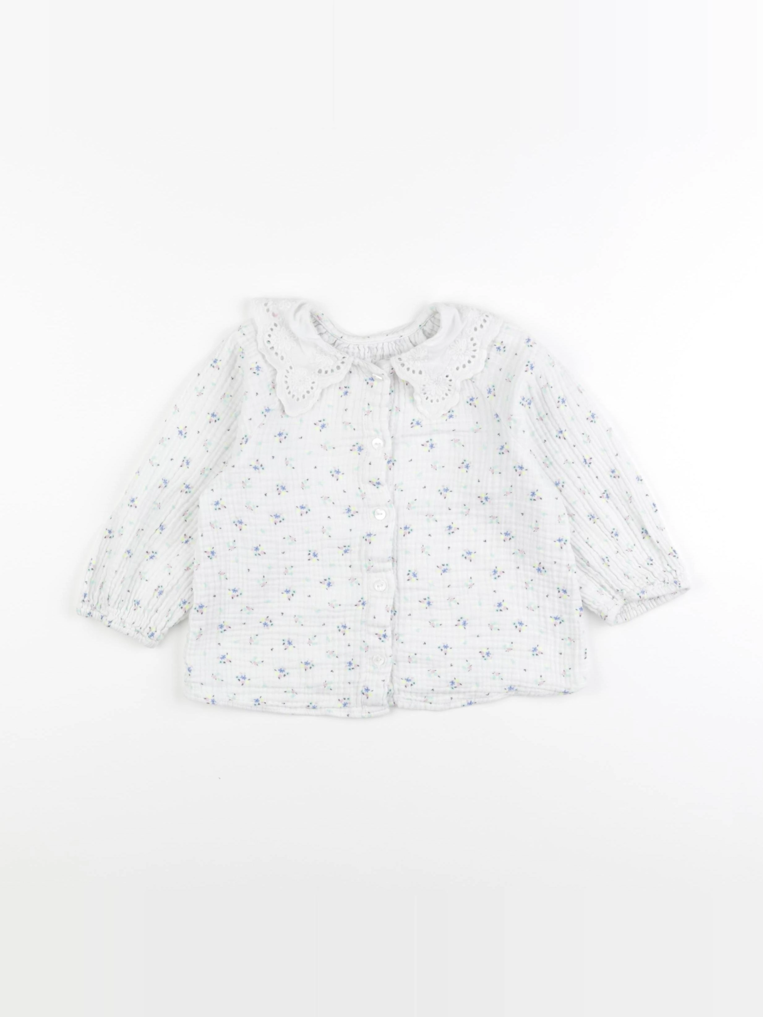 Zara - blouse blanc - 3/4 ans