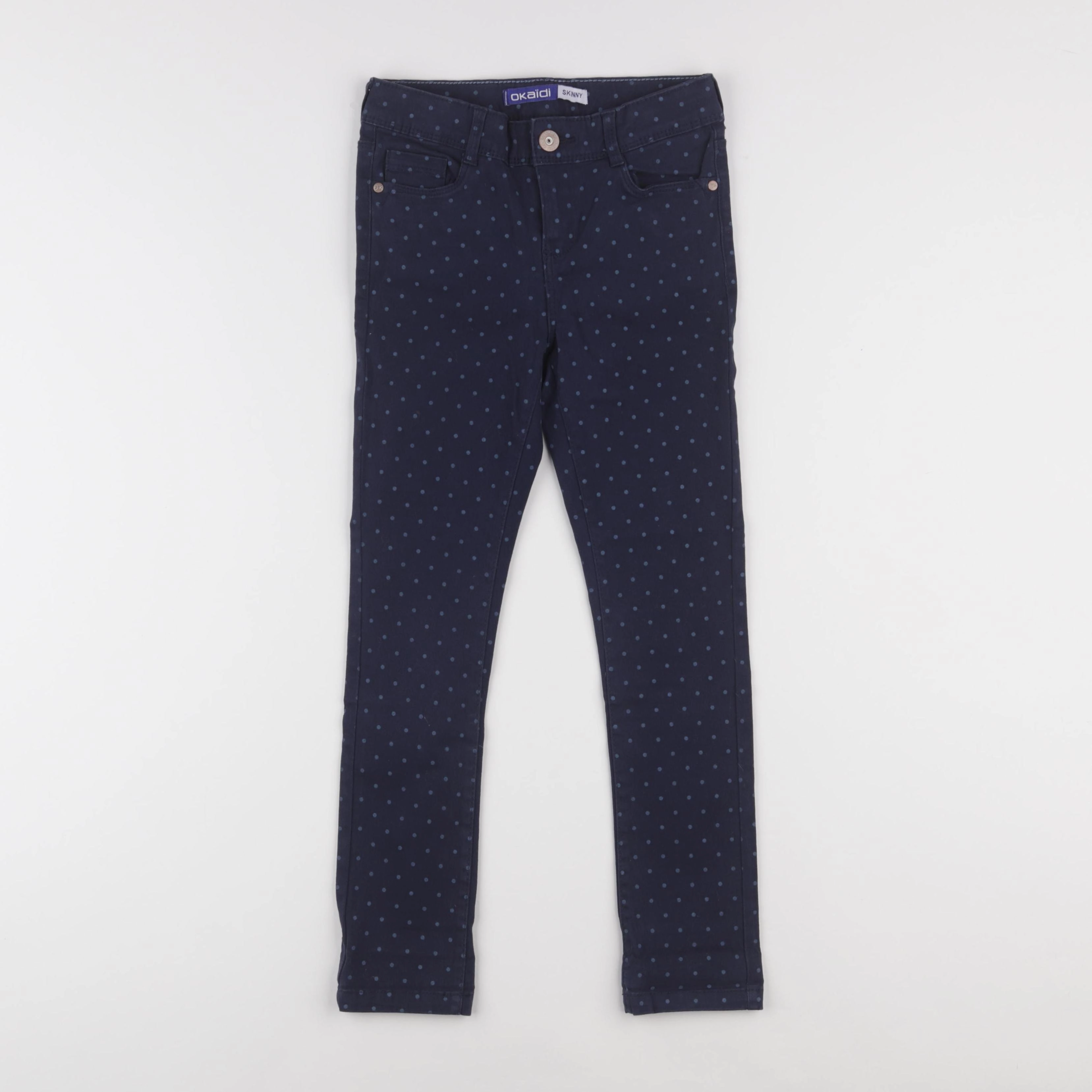 Okaidi - pantalon bleu - 7 ans