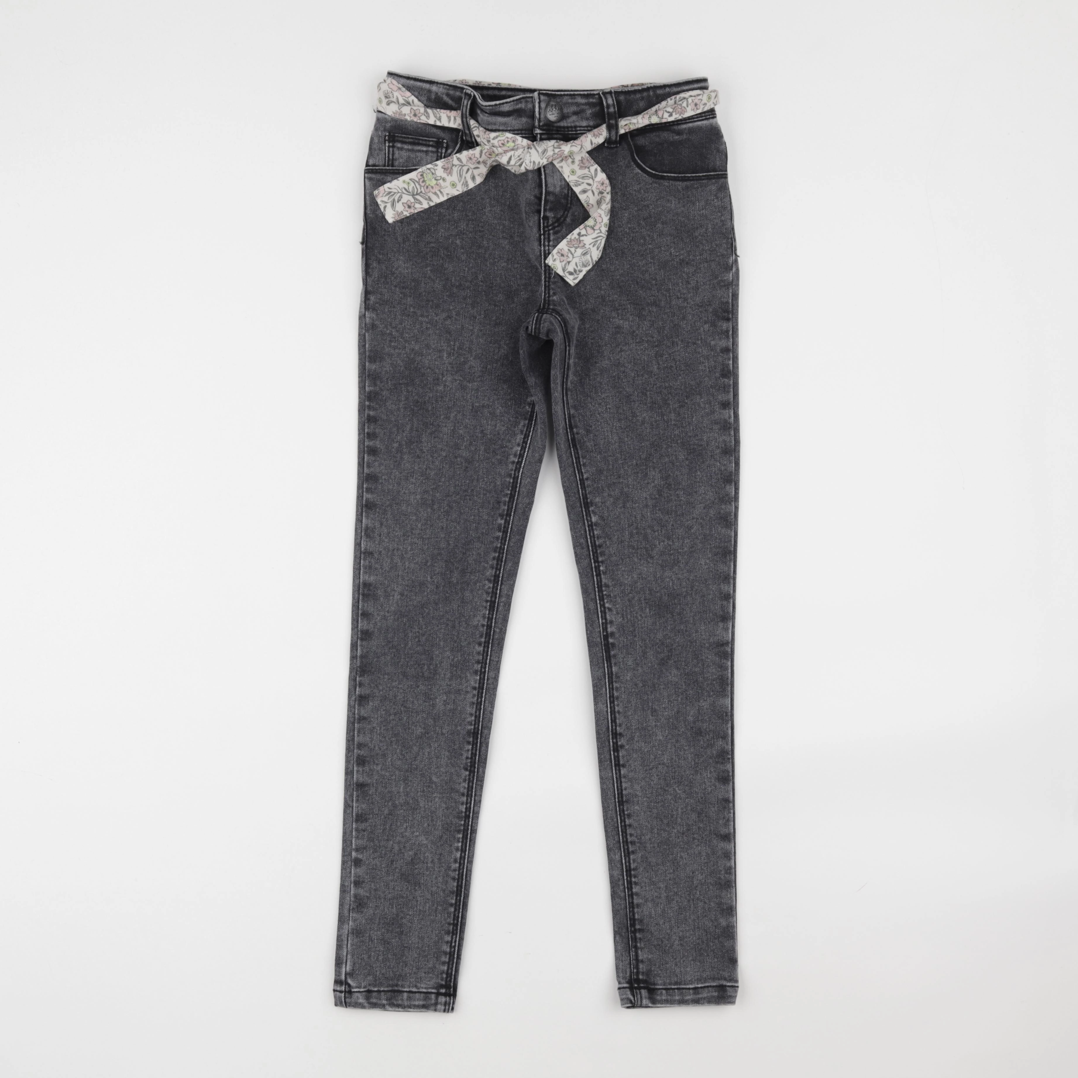 IKKS - jean gris - 10 ans