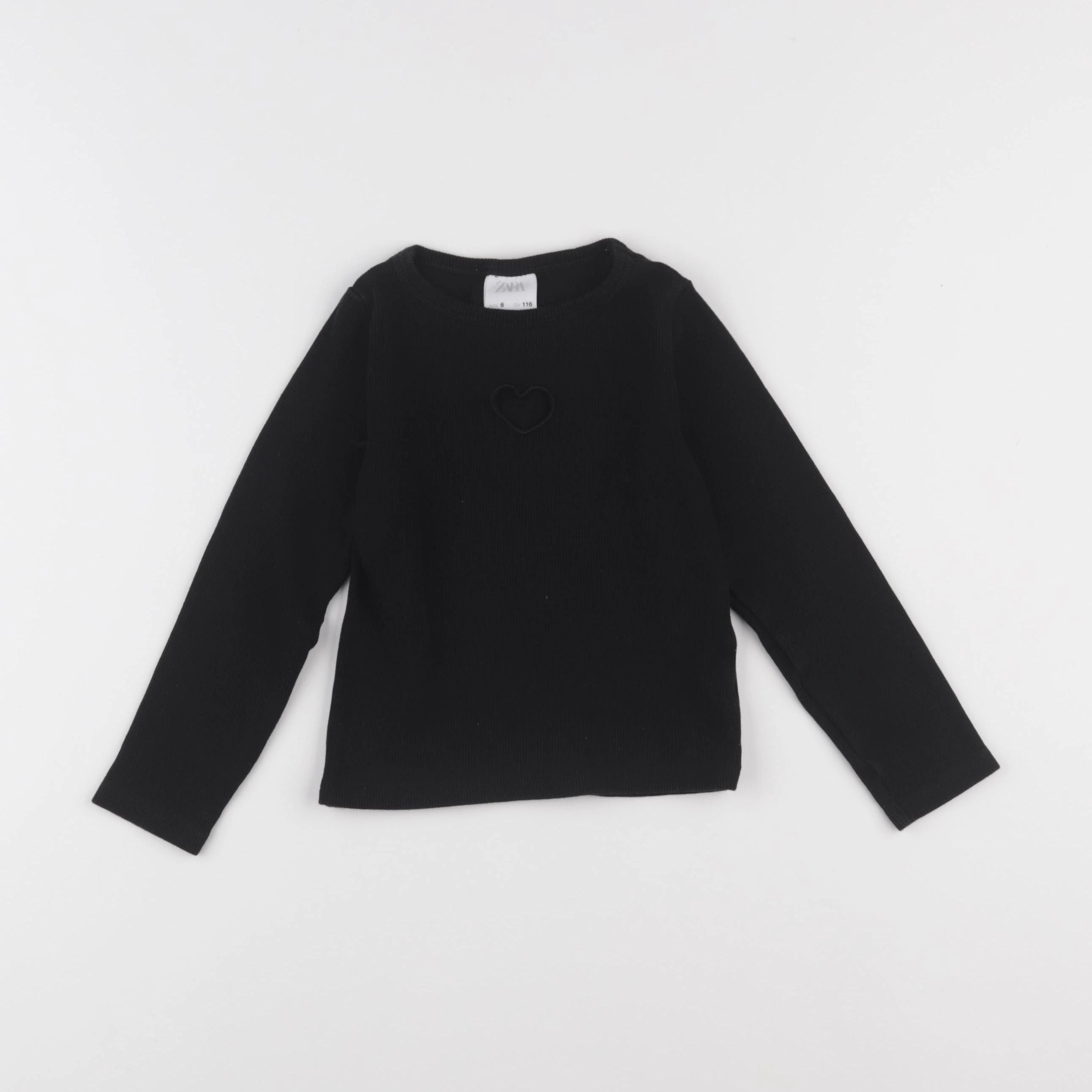 Zara - tee-shirt noir - 6 ans
