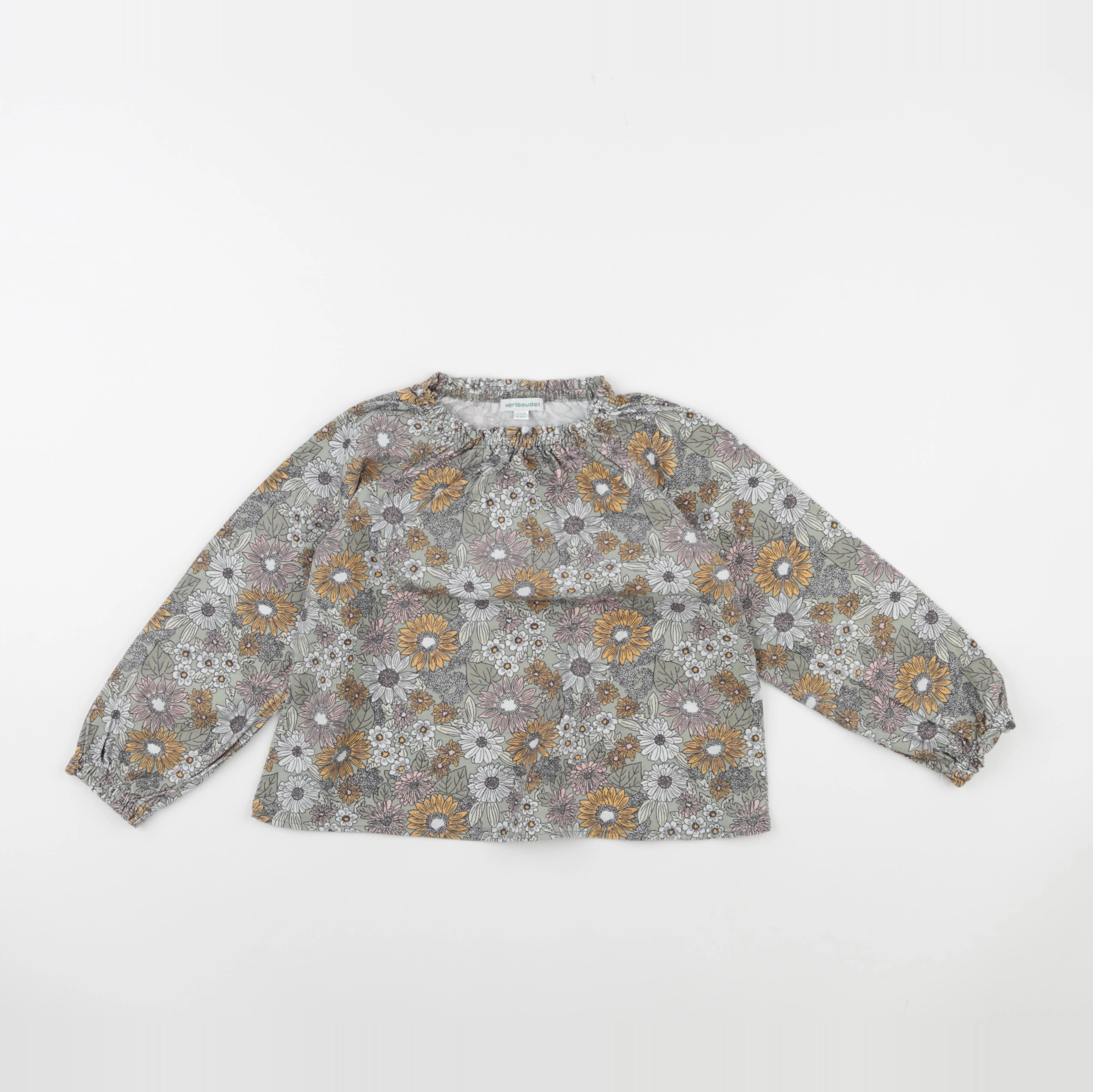 Vertbaudet - blouse vert - 6 ans