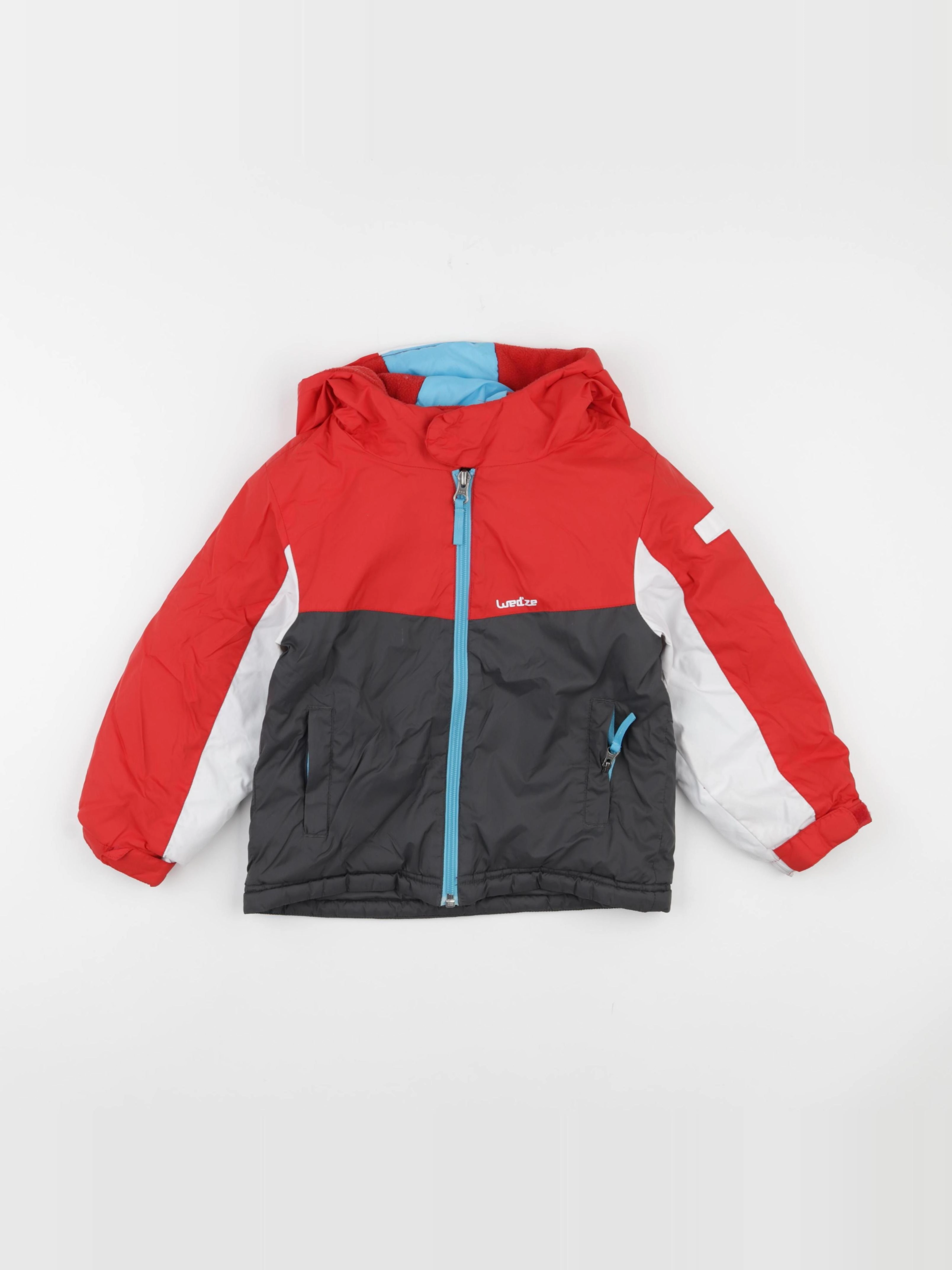 Decathlon ski - manteau de ski rouge - 3 ans