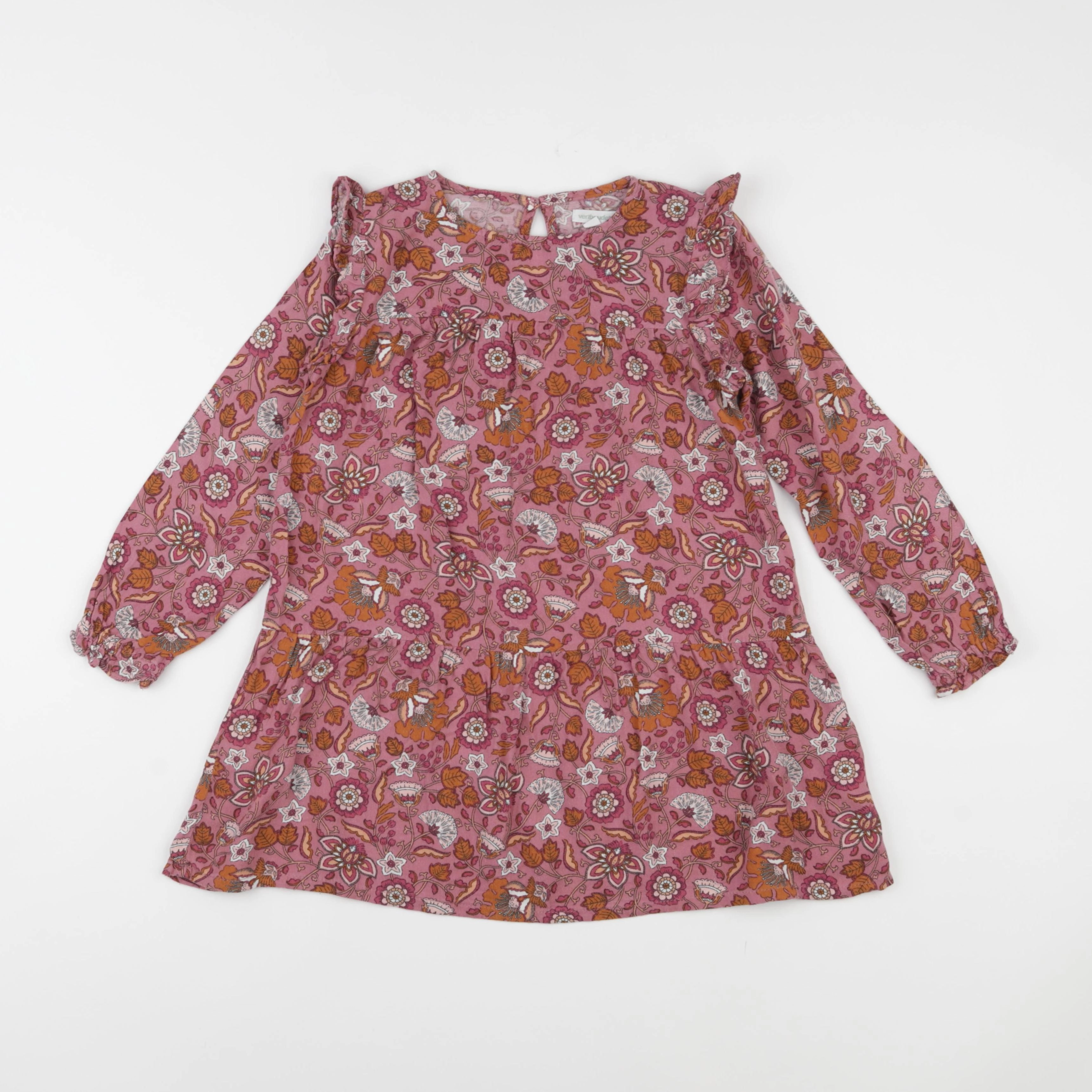 Vertbaudet - robe rose - 6 ans