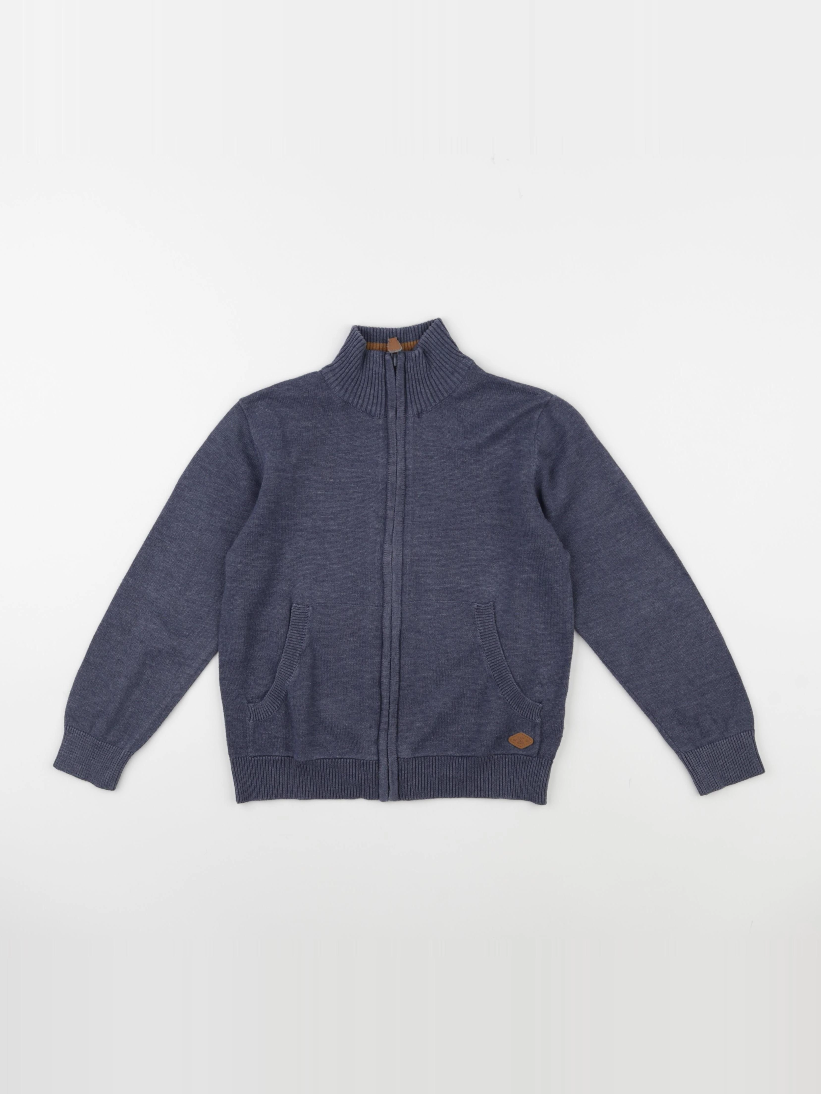 Vertbaudet - gilet bleu - 8 ans