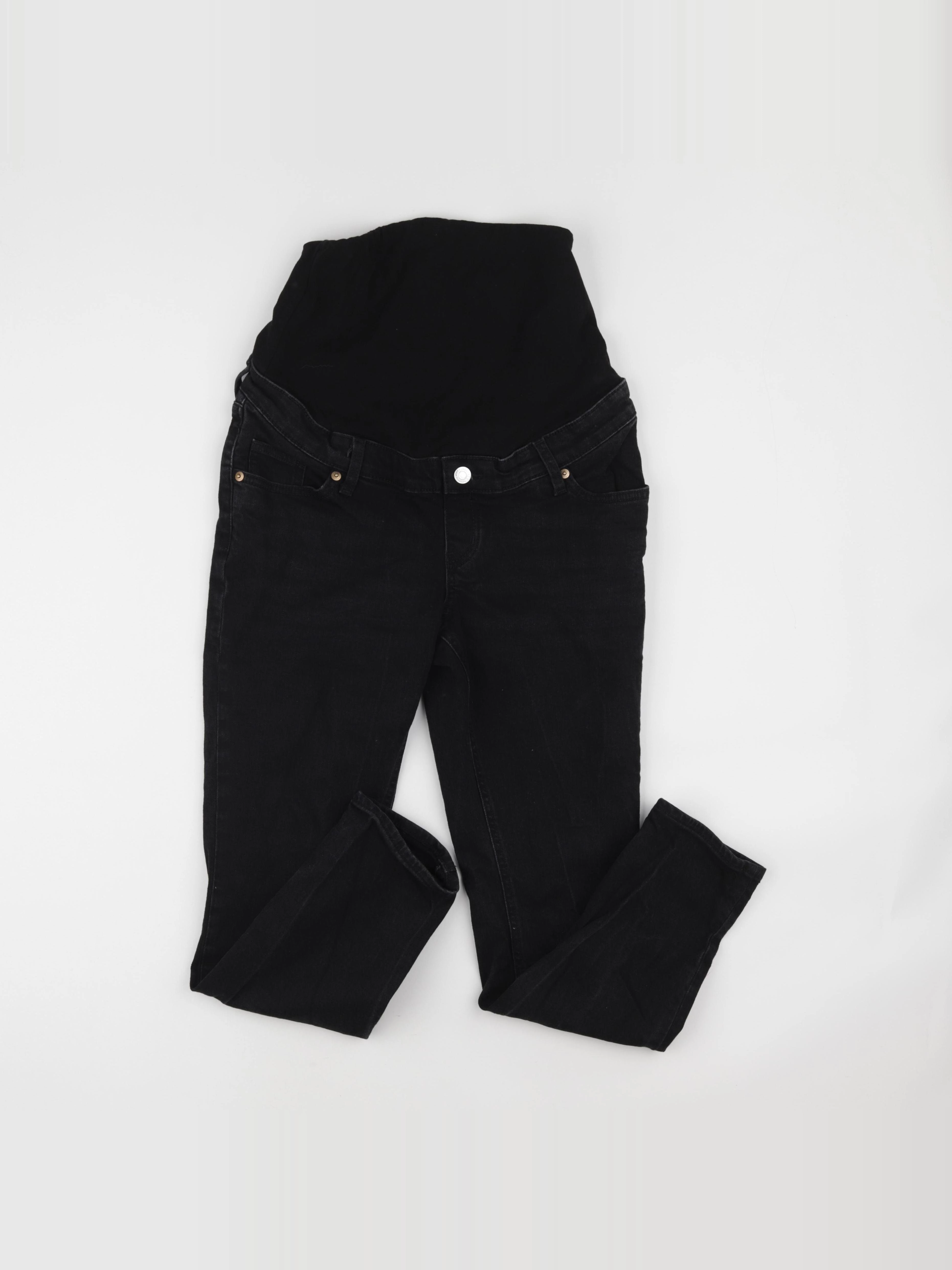 H&M - jean grossesse noir - 36 à 38