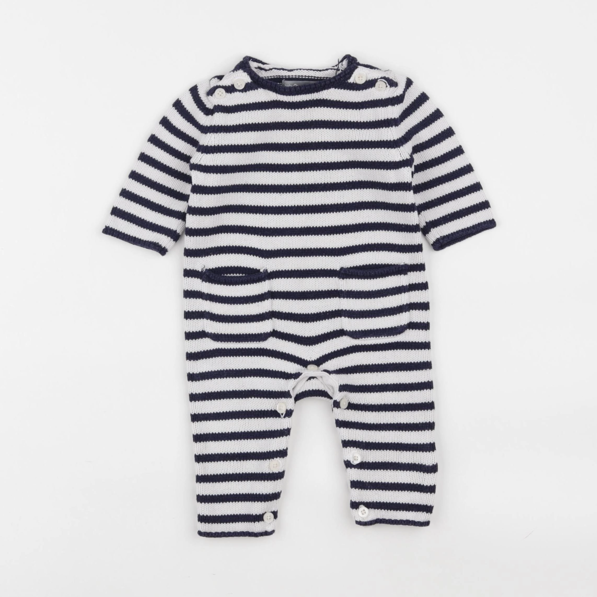 GAP - combinaison bleu, blanc - 0/3 mois
