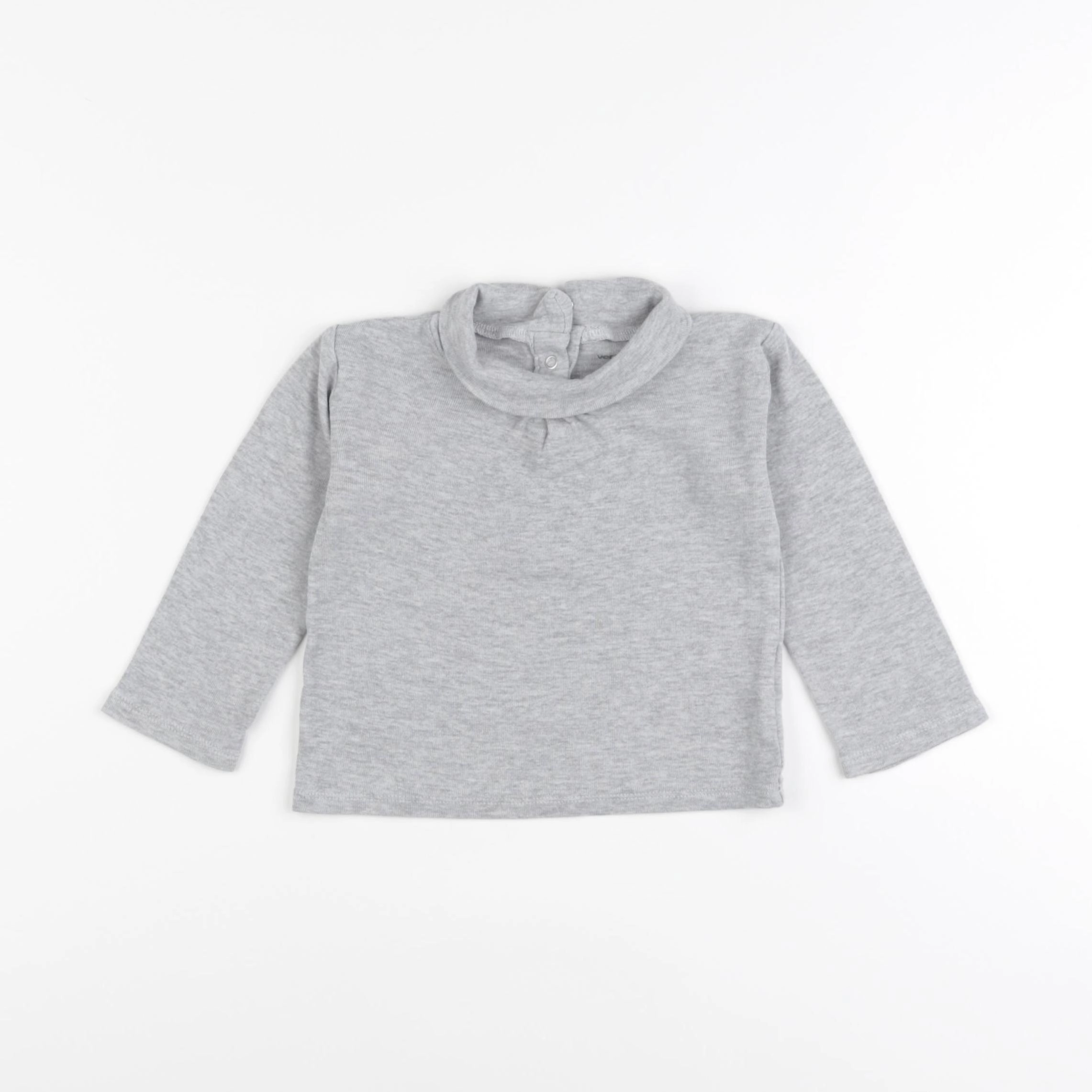 Vertbaudet - sous-pull gris - 18 mois