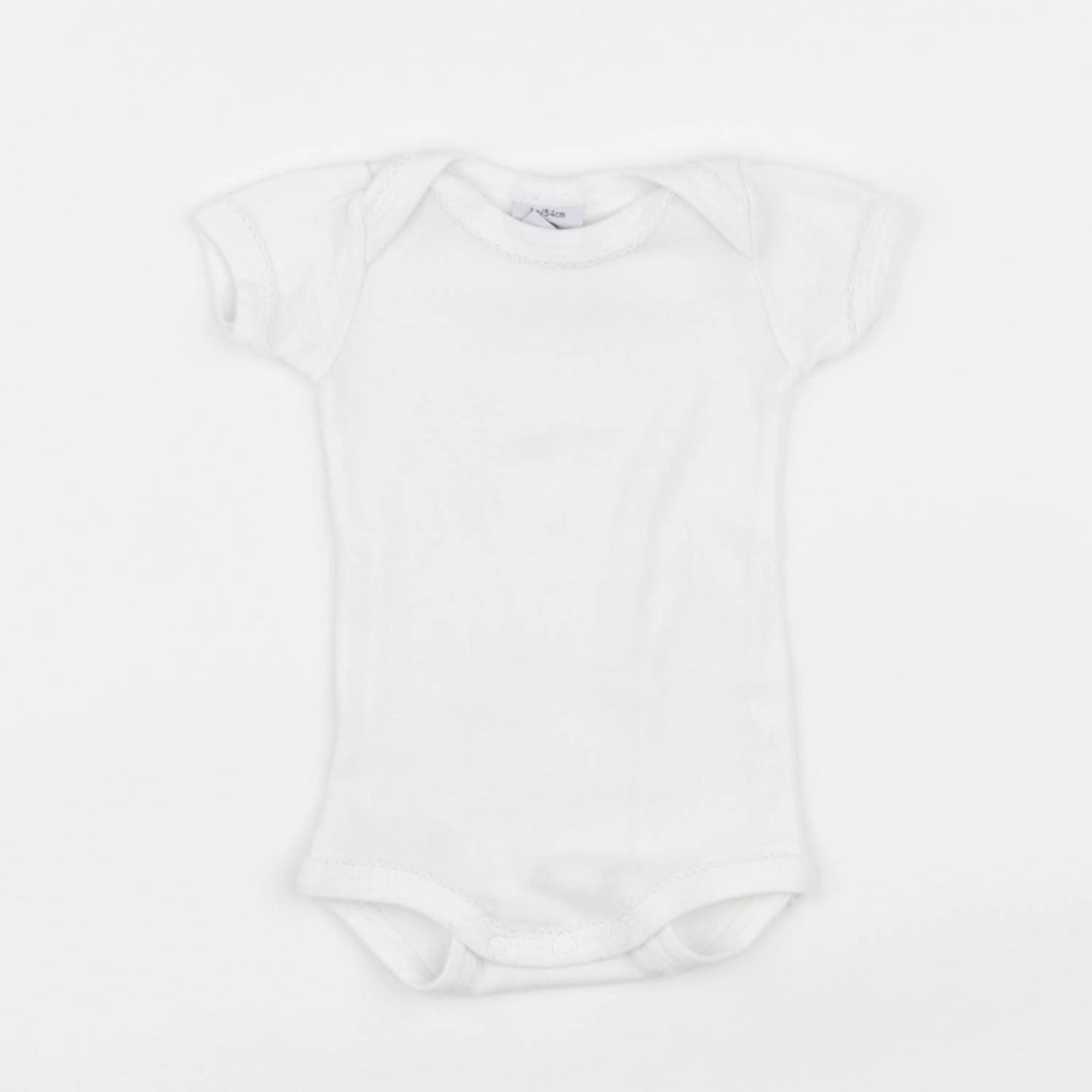 Petit Bateau - body blanc - 1 mois