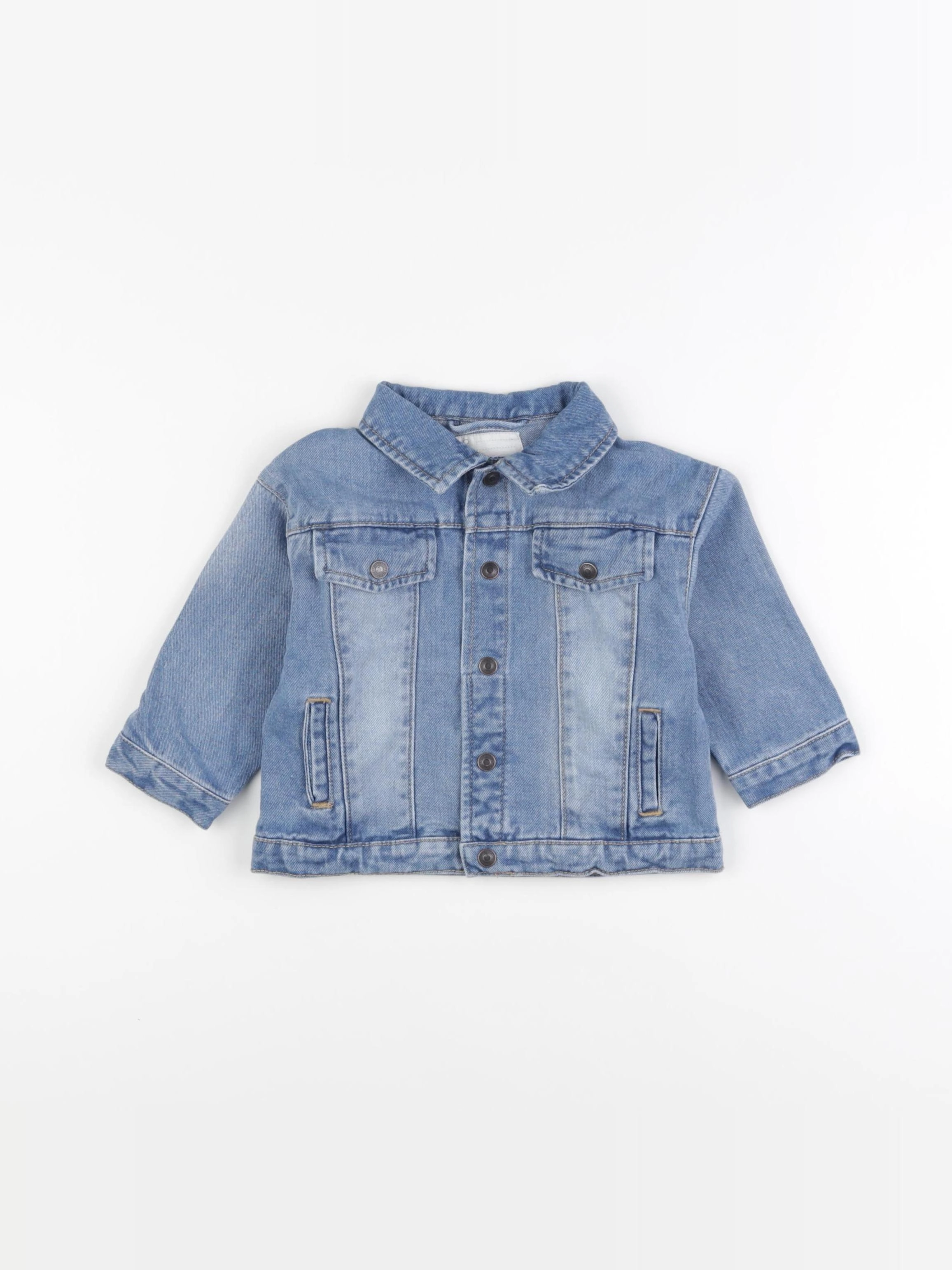 Vertbaudet - veste bleu - 12 mois