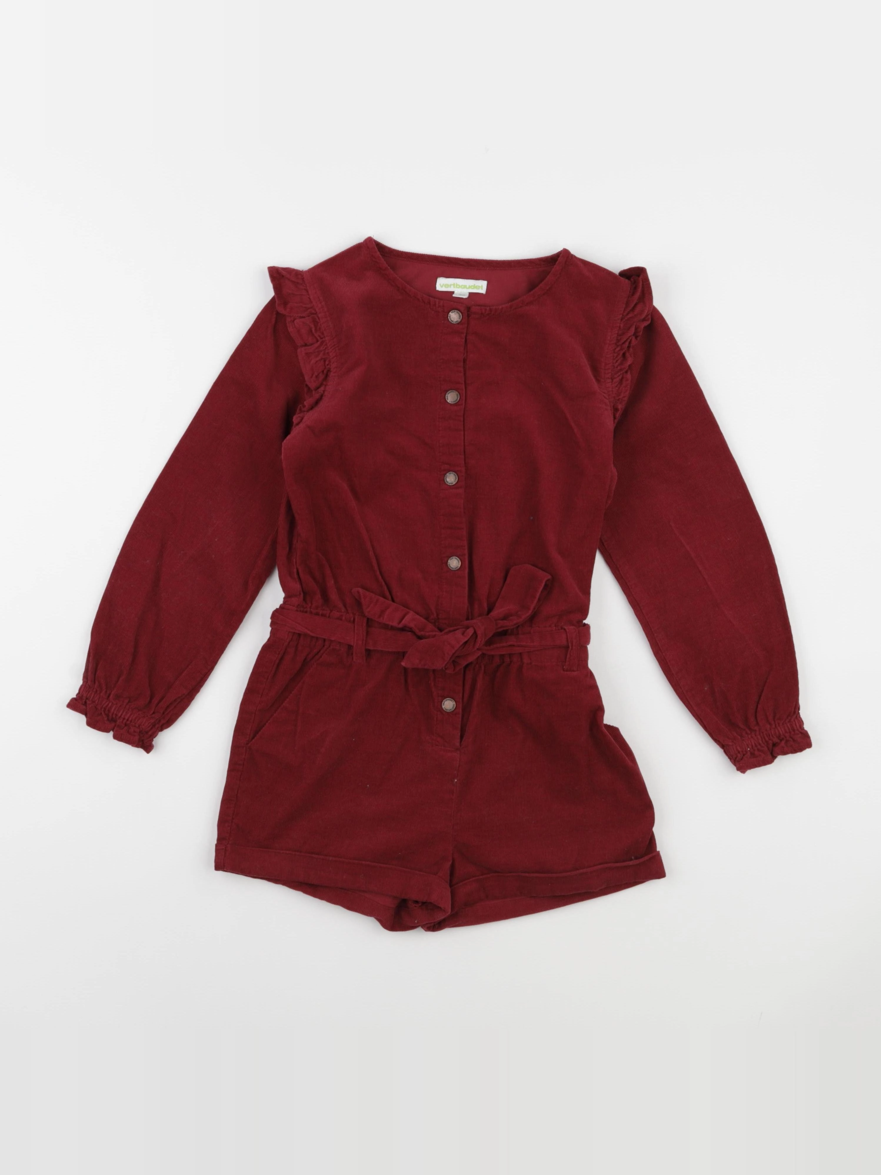 Vertbaudet - combinaison rouge - 8 ans