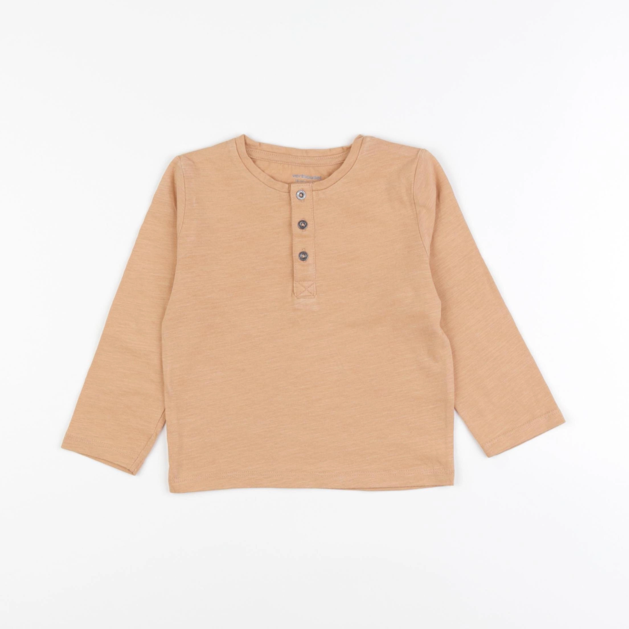 Vertbaudet - tee-shirt orange - 18 mois