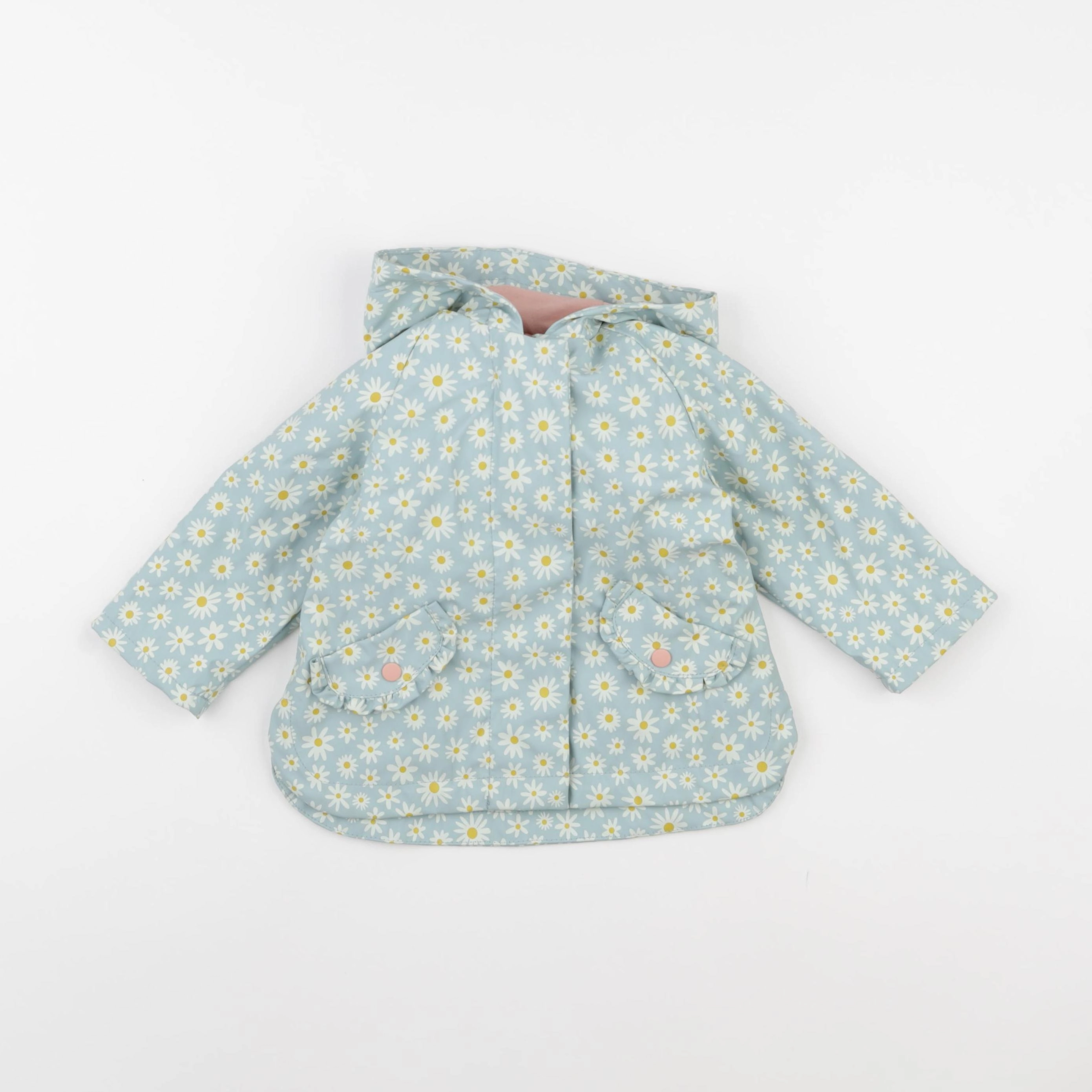Vertbaudet - imperméable bleu - 12 mois