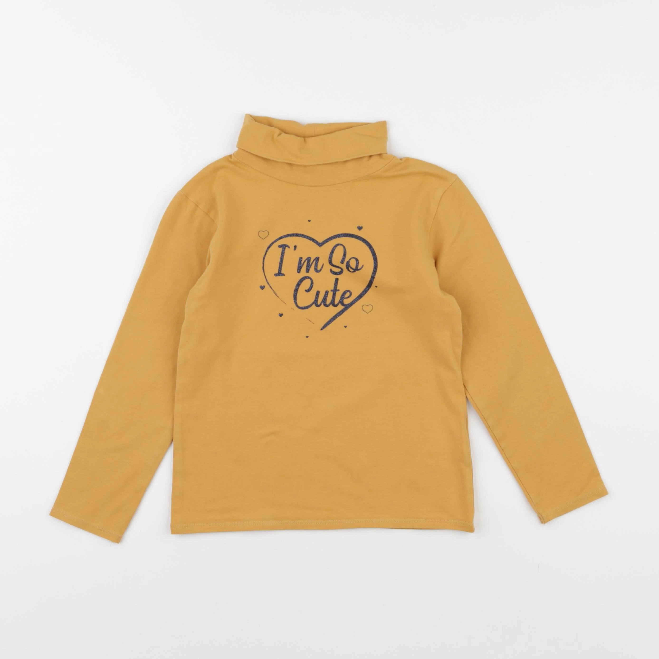 Vertbaudet - sous-pull jaune - 6 ans