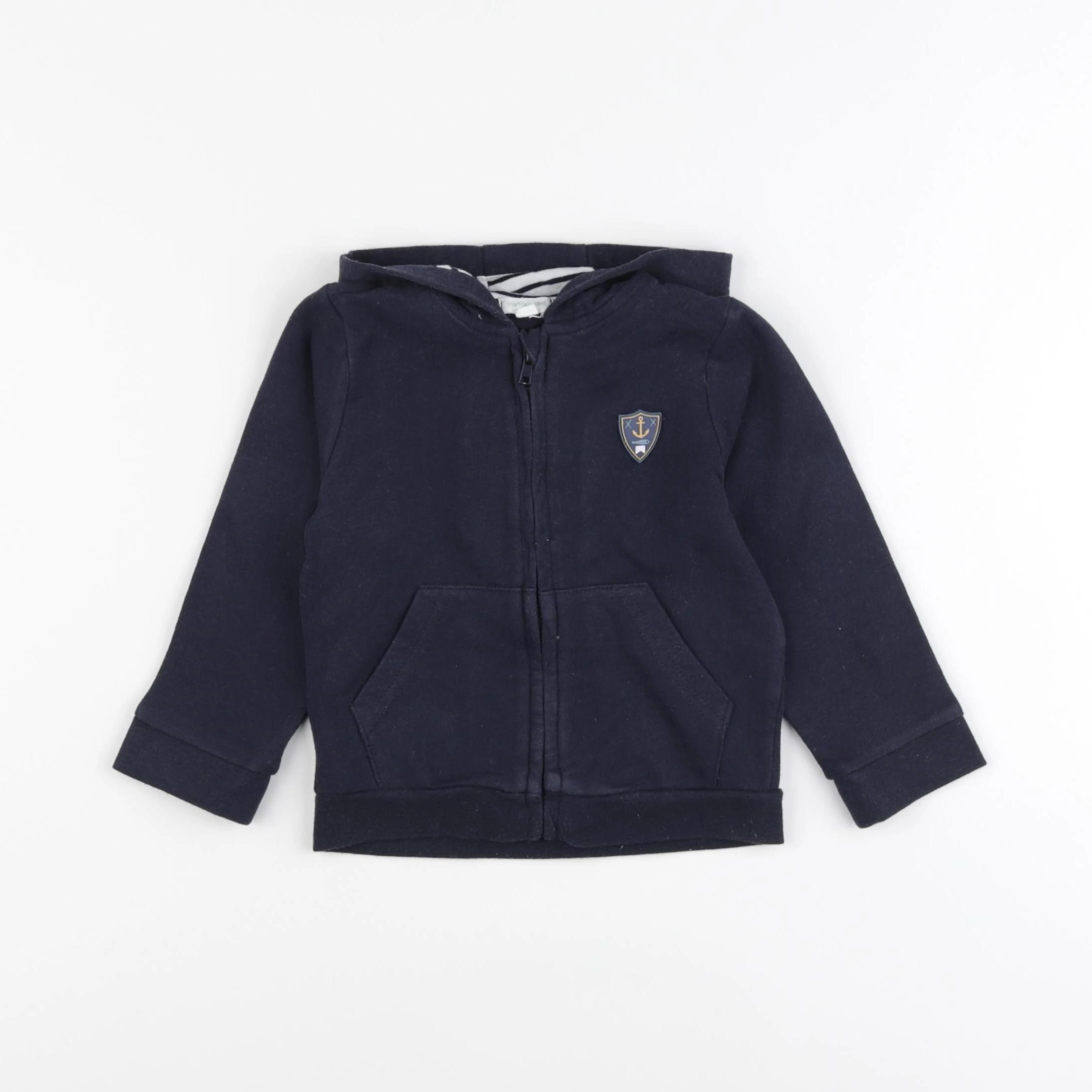 Vertbaudet - sweat bleu - 18 mois