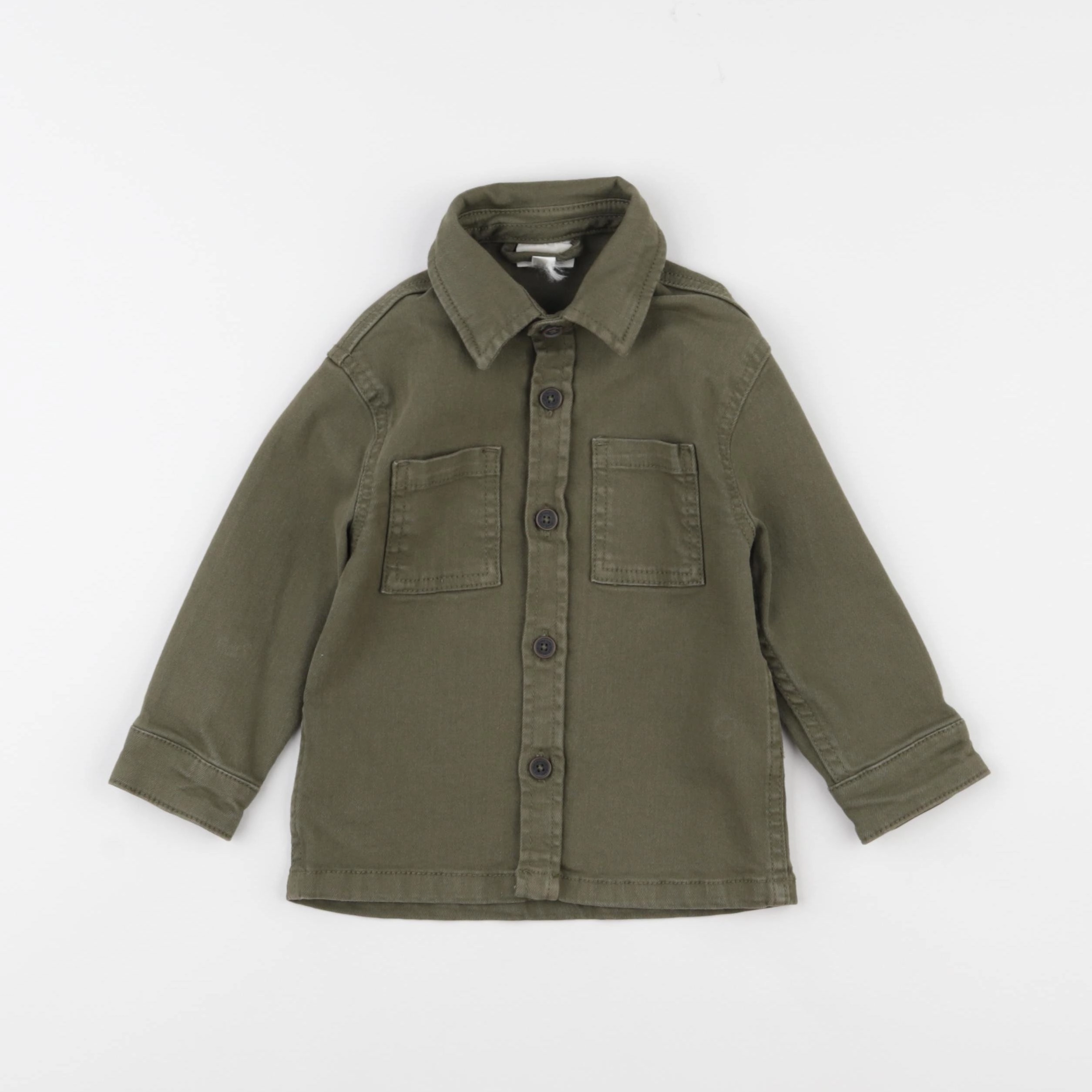 Vertbaudet - veste imprimé au dos vert - 2 ans