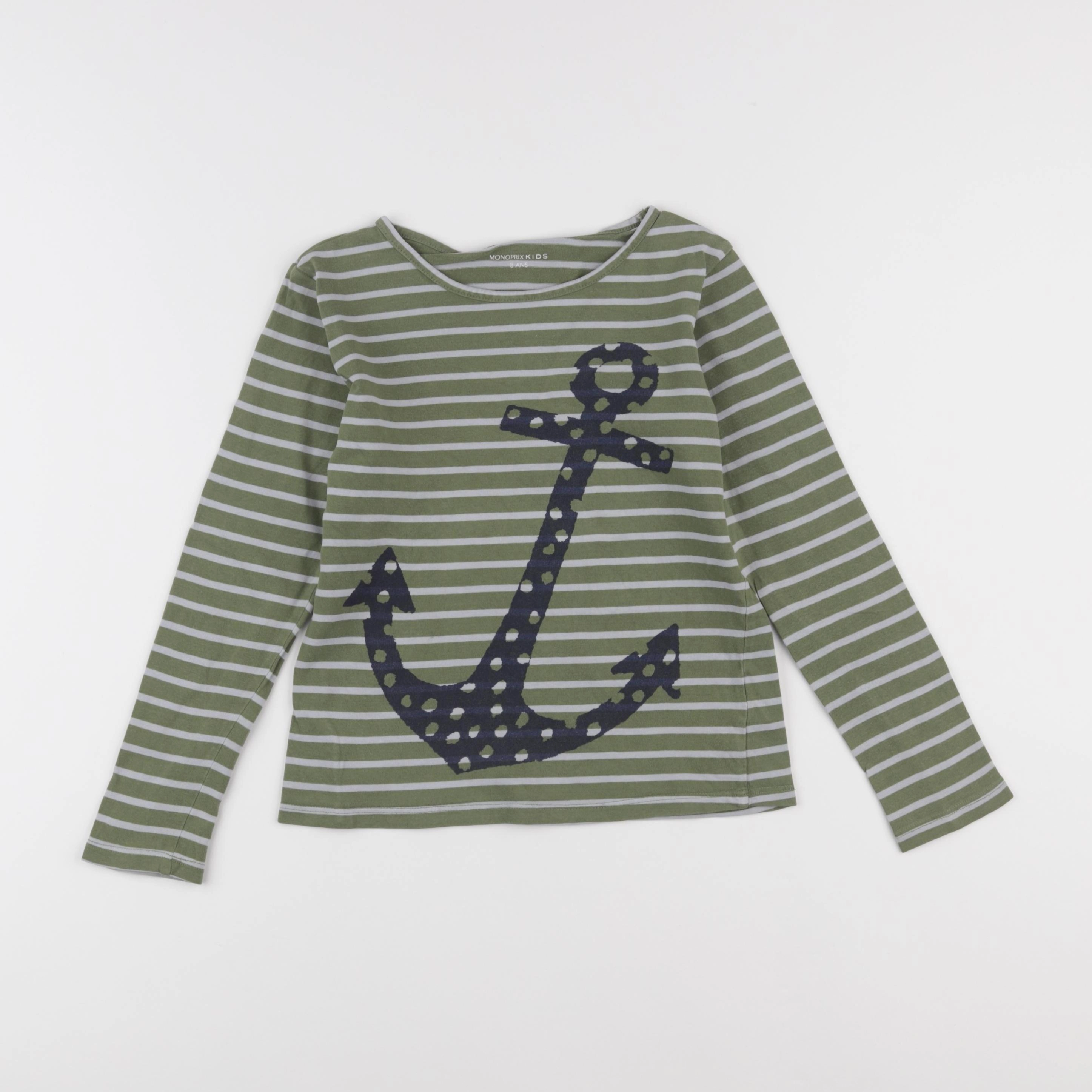 Monoprix - tee-shirt vert - 8 ans