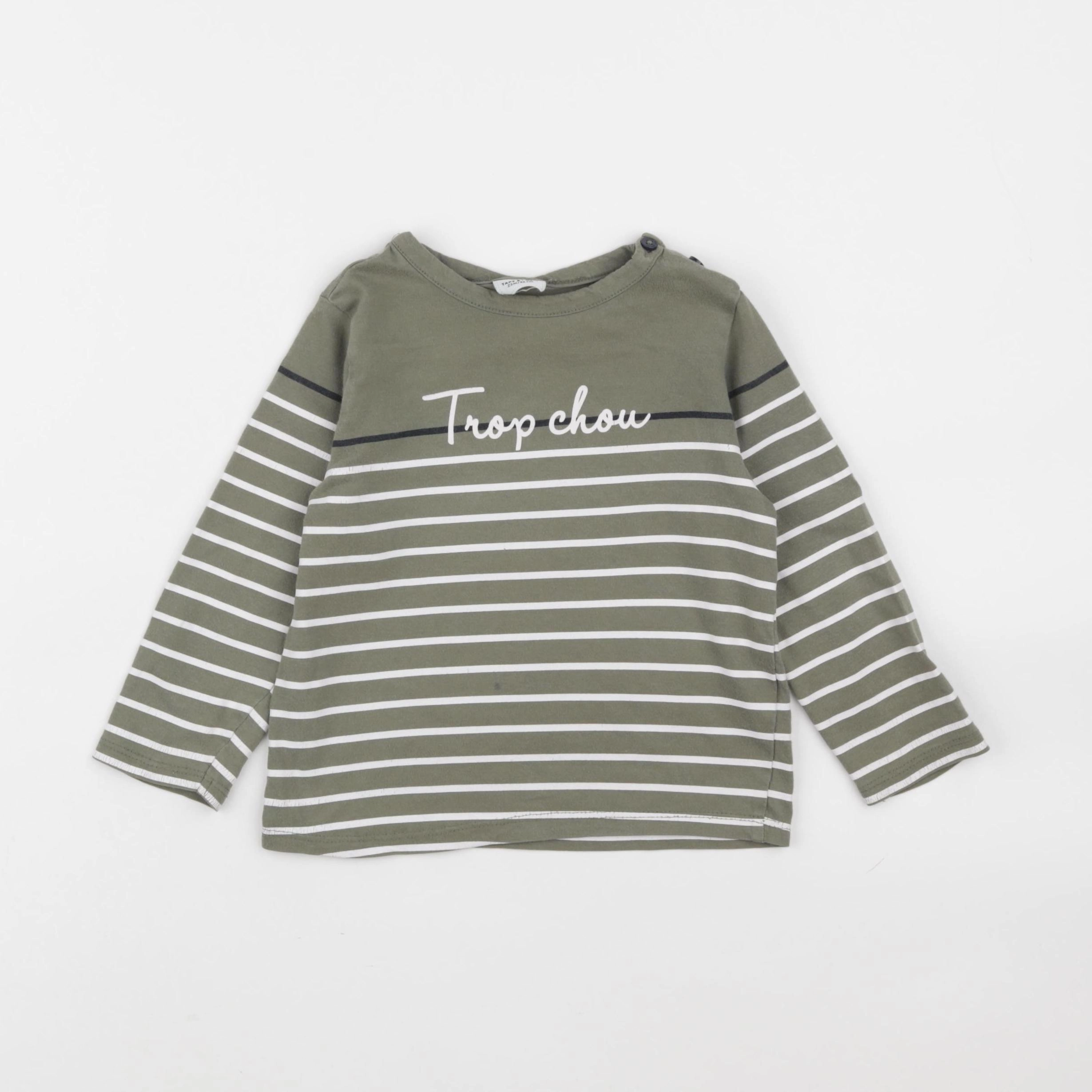 Tape à l'oeil - tee-shirt vert - 24 mois