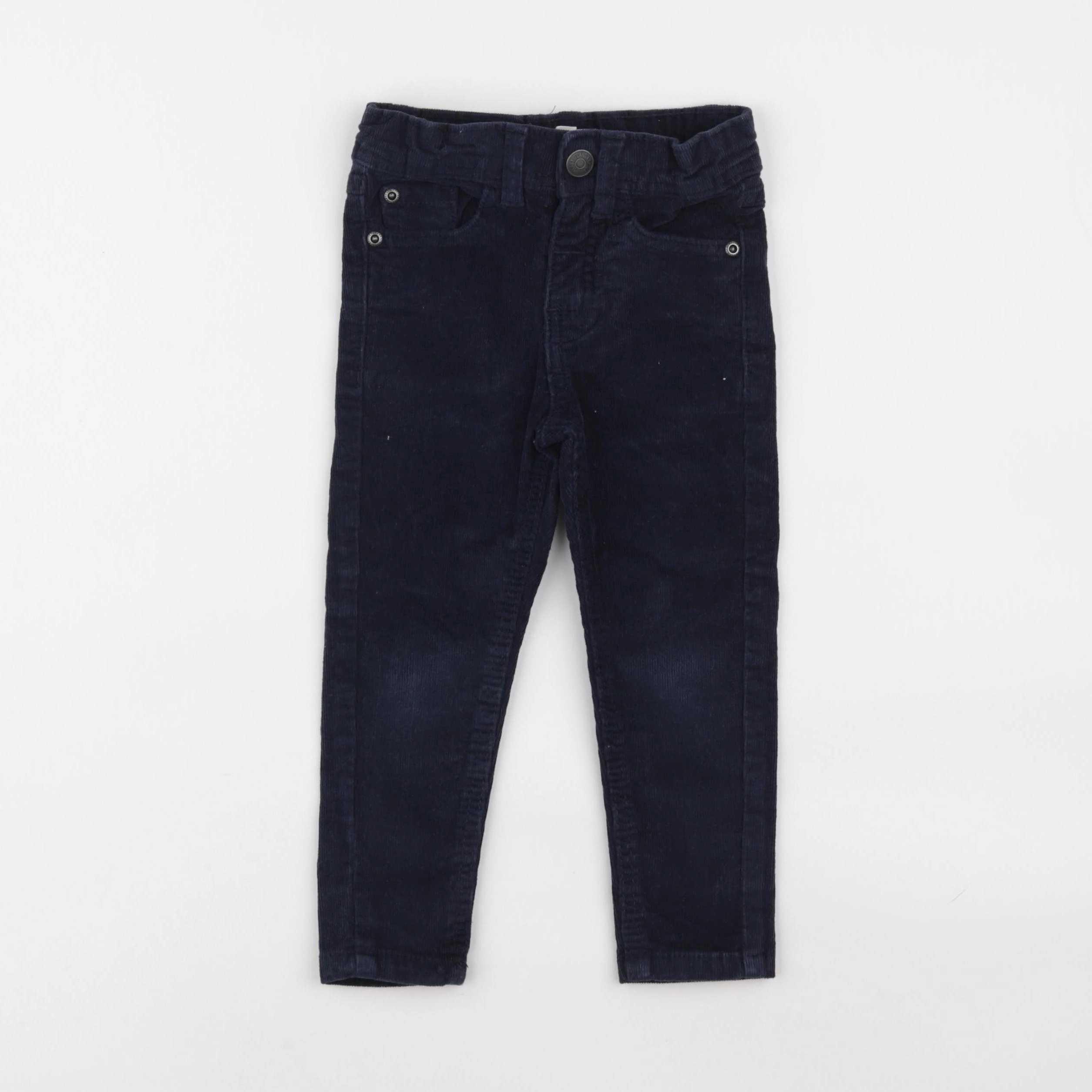 Vertbaudet - pantalon bleu - 2 ans