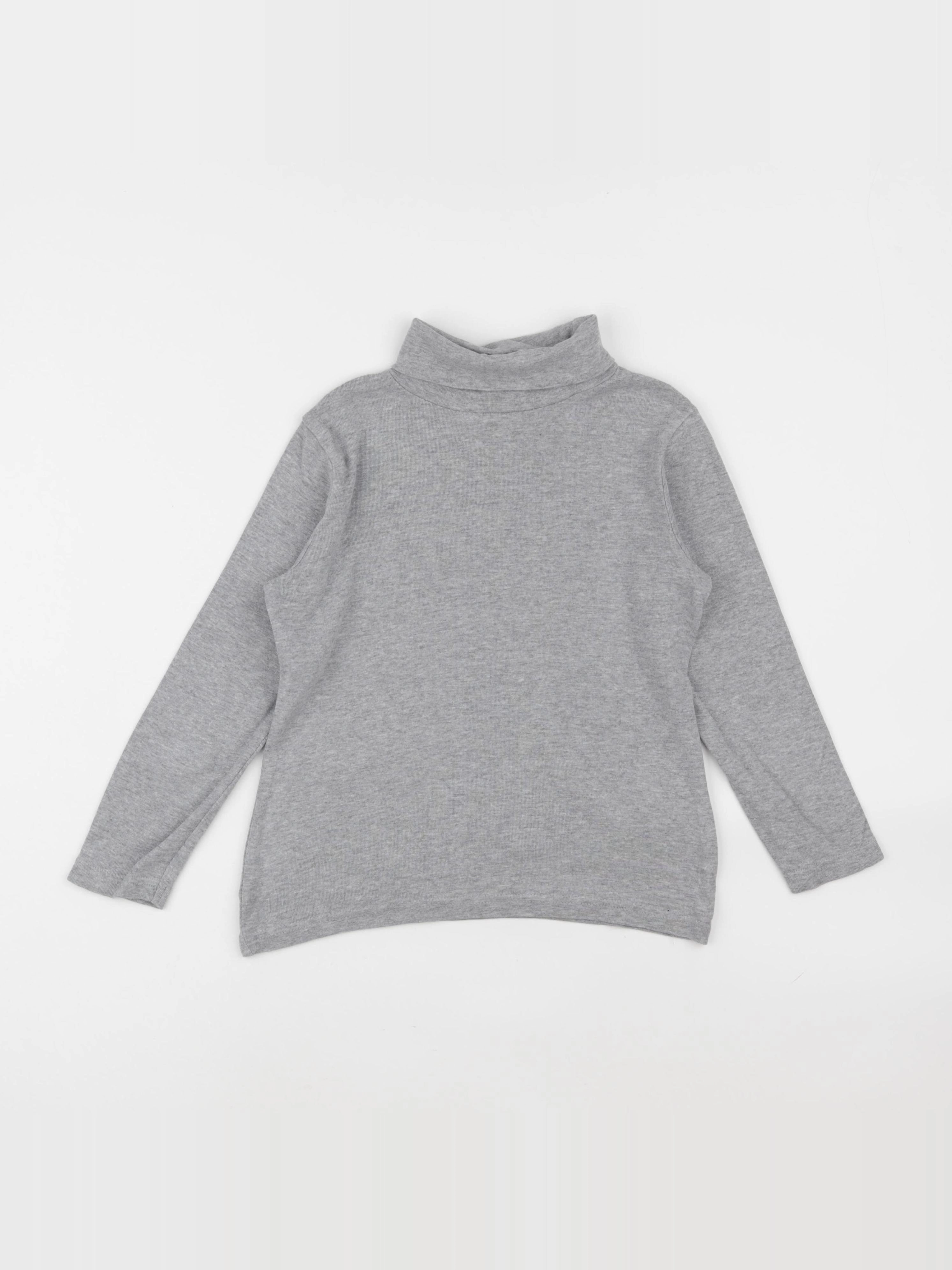 Vertbaudet - sous-pull gris - 8 ans