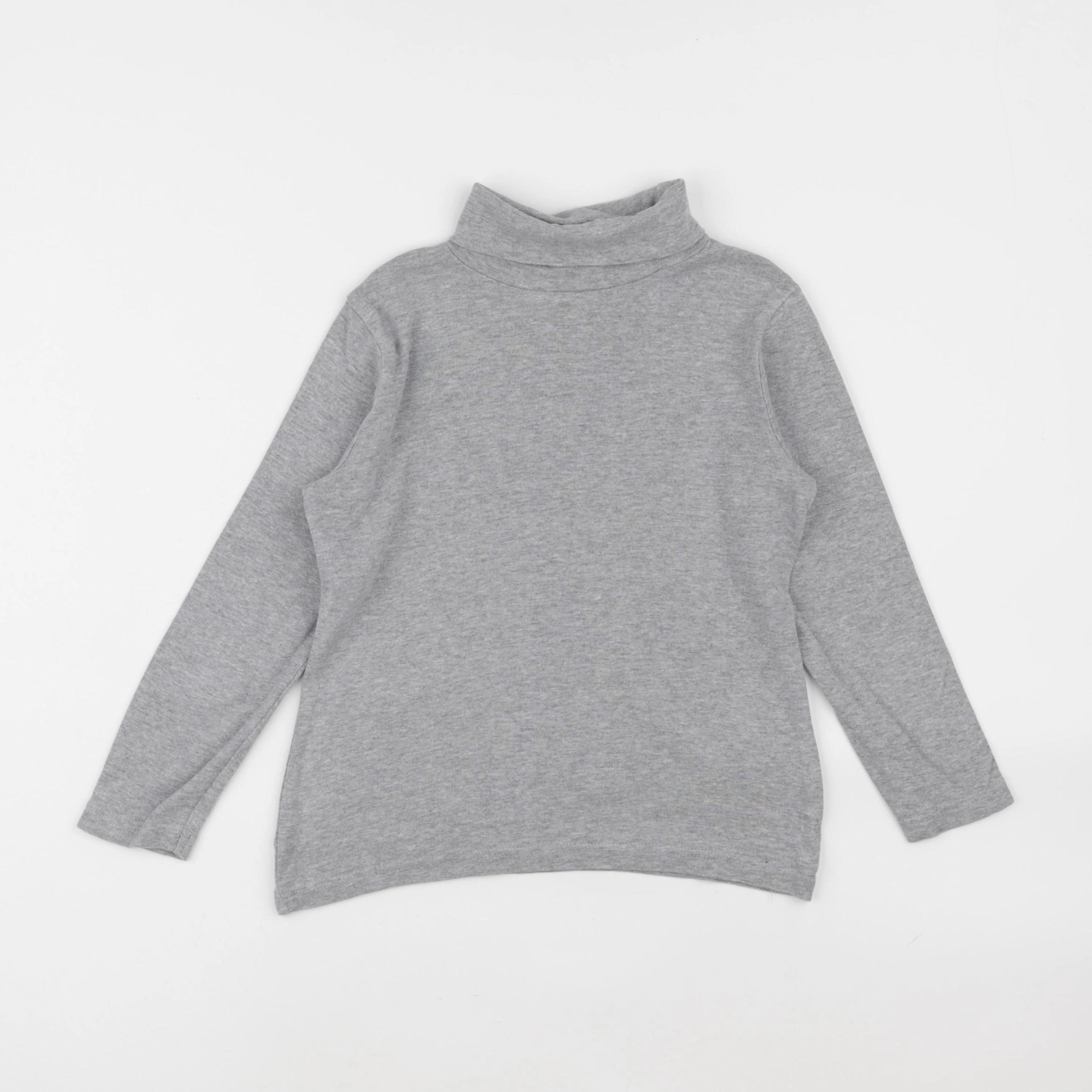 Vertbaudet - sous-pull gris - 8 ans