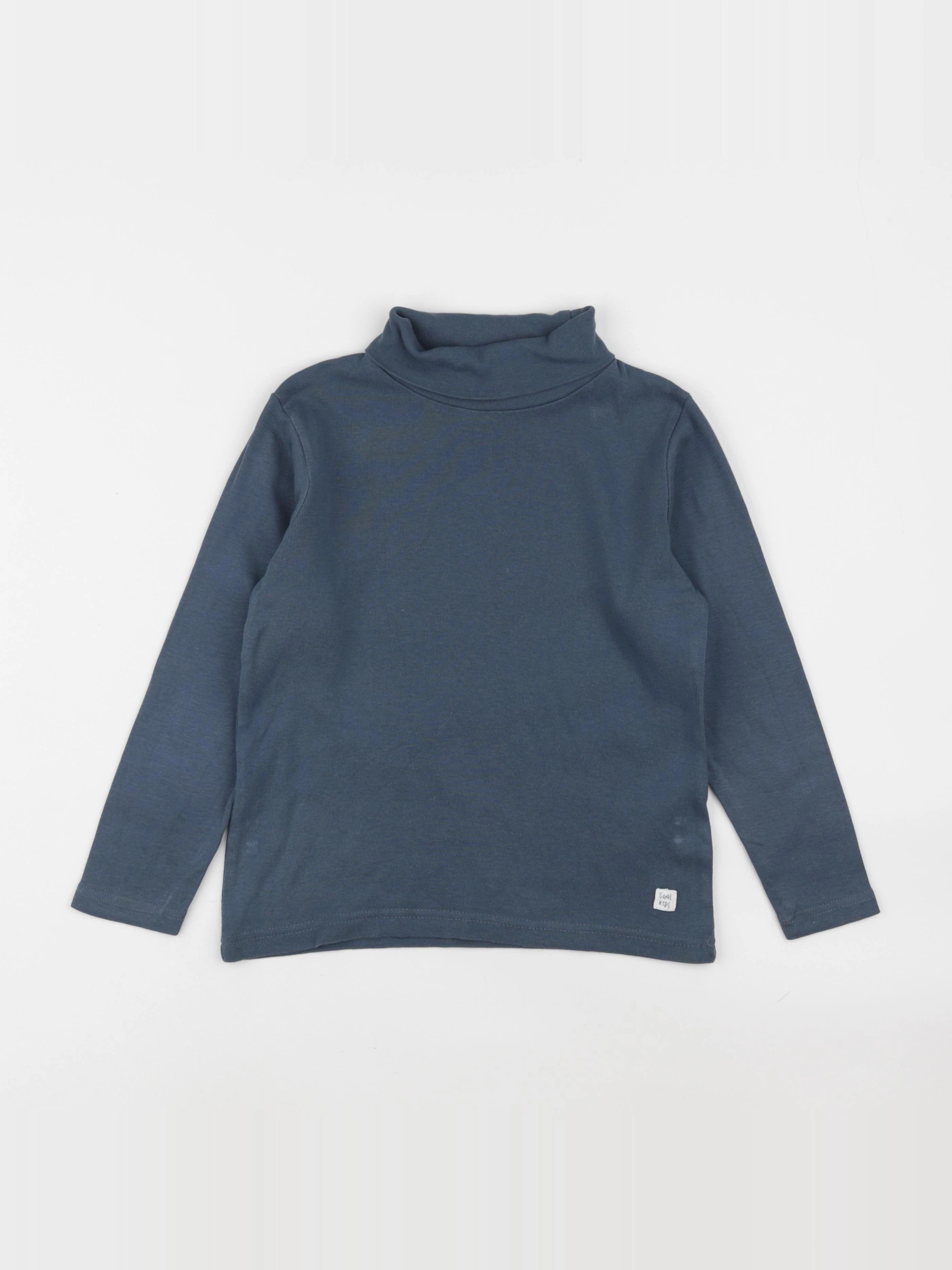 Vertbaudet - sous-pull bleu - 8 ans