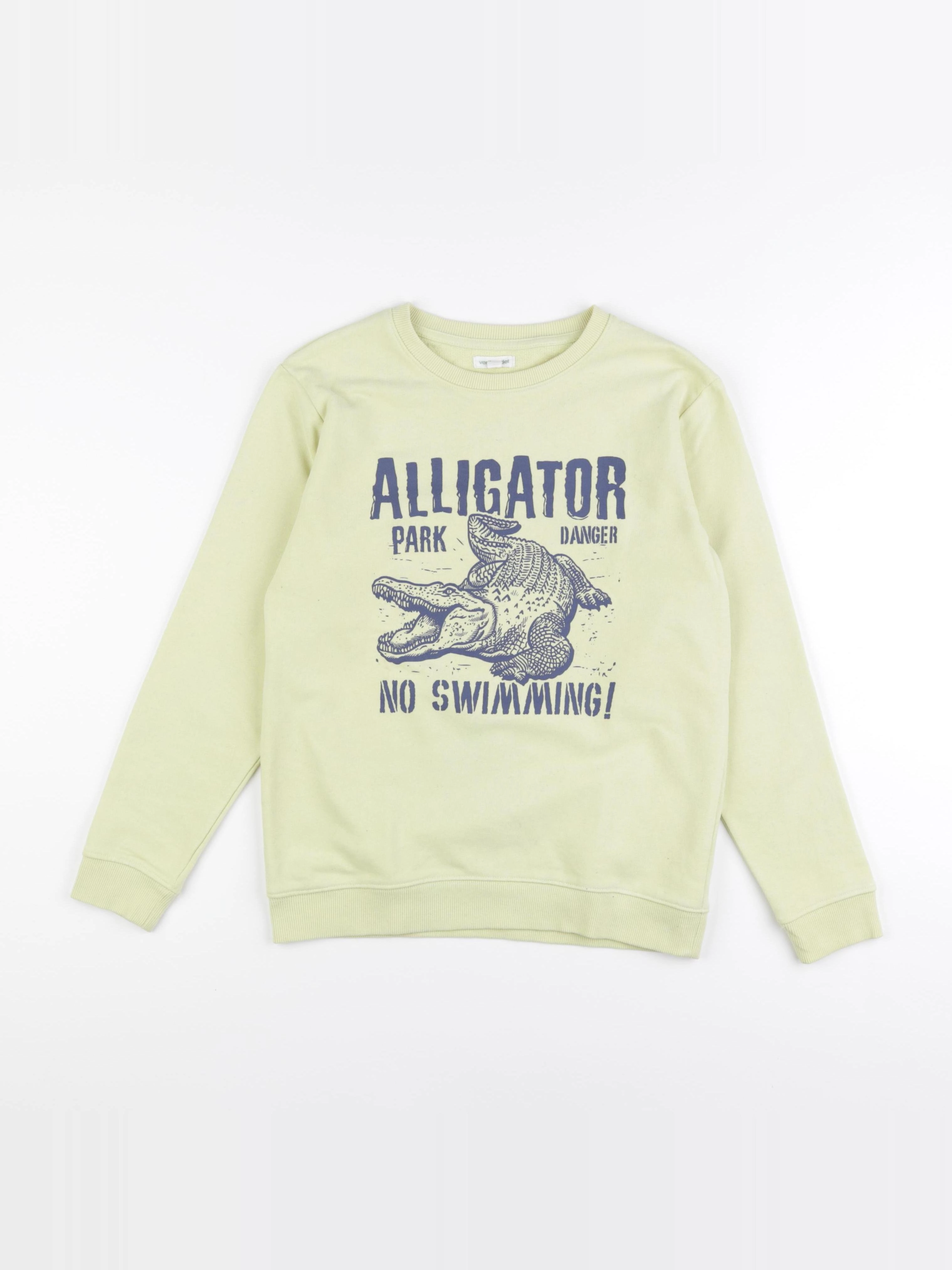 Vertbaudet - sweat jaune - 12 ans