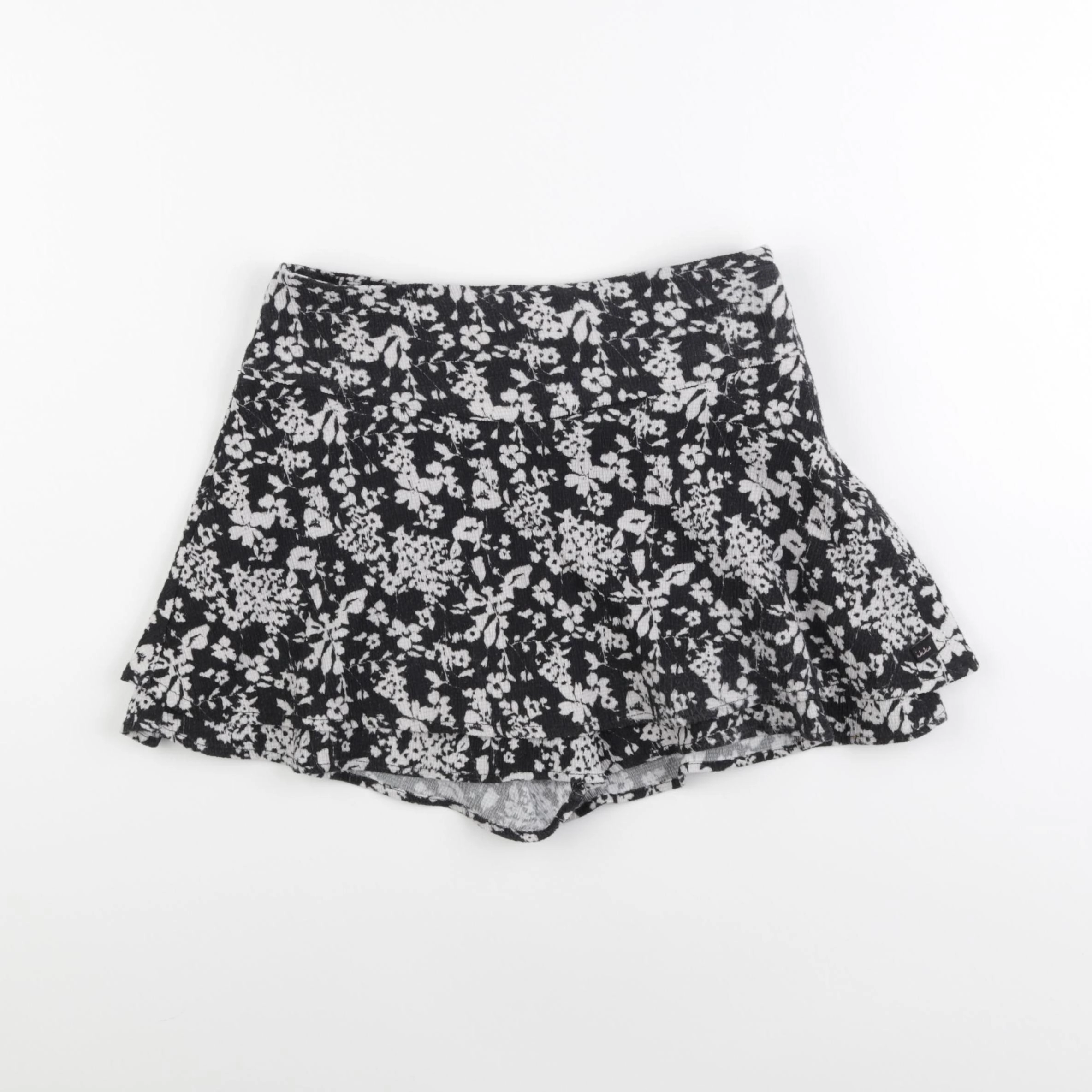 IKKS - jupe short blanc, noir - 8 ans