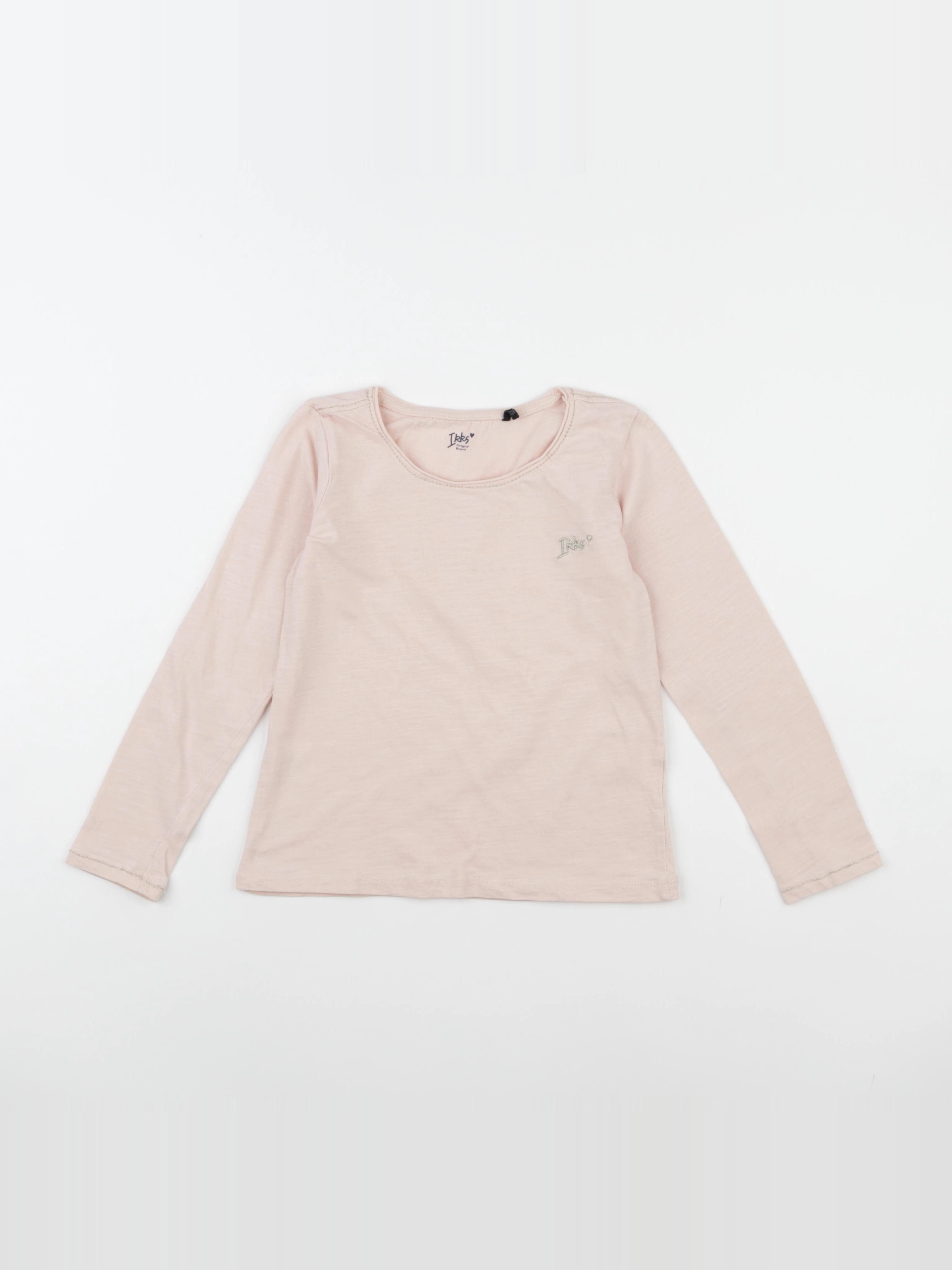 IKKS - tee-shirt rose - 8 ans