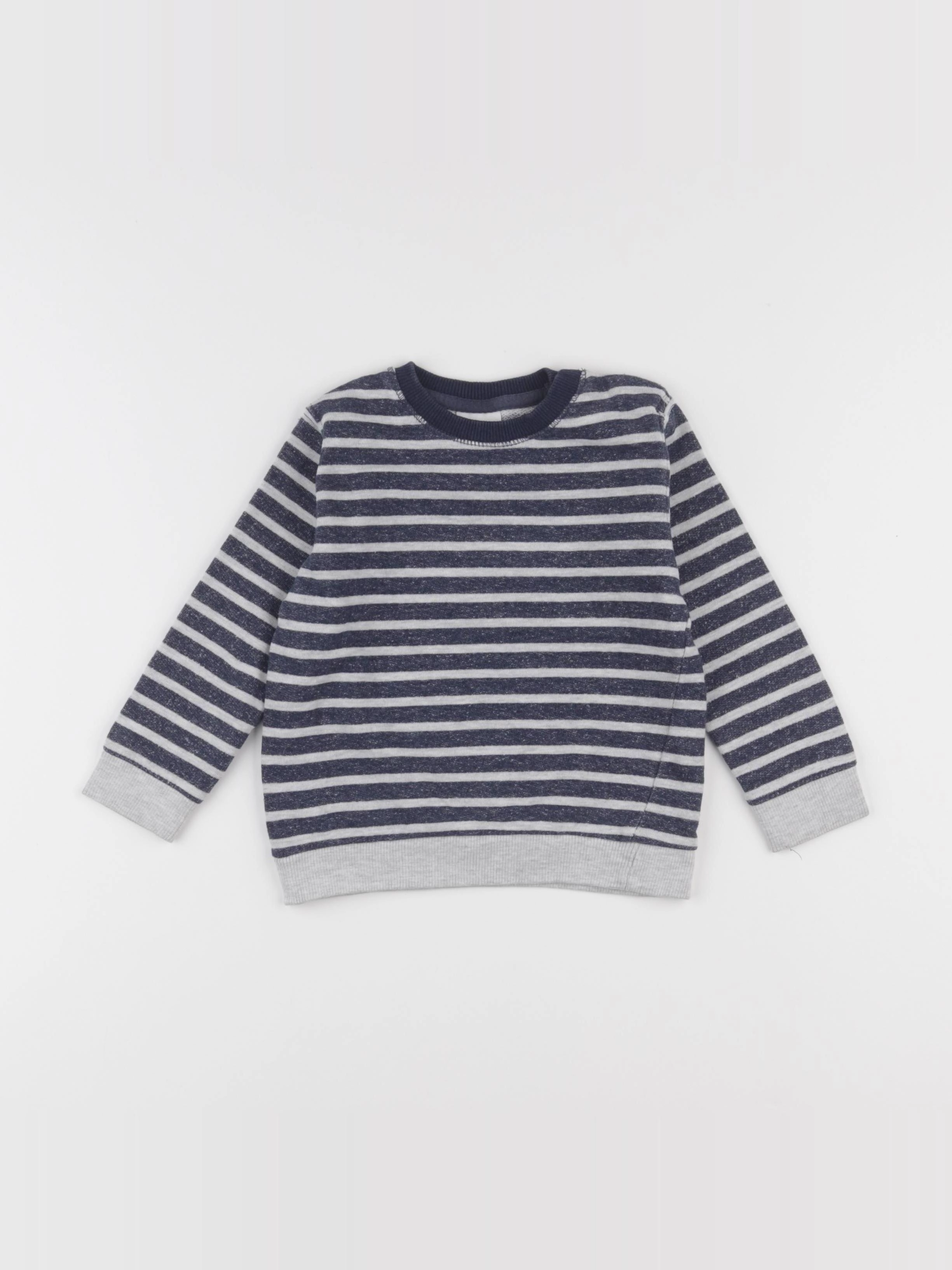 Zara - sweat bleu - 18/24 mois