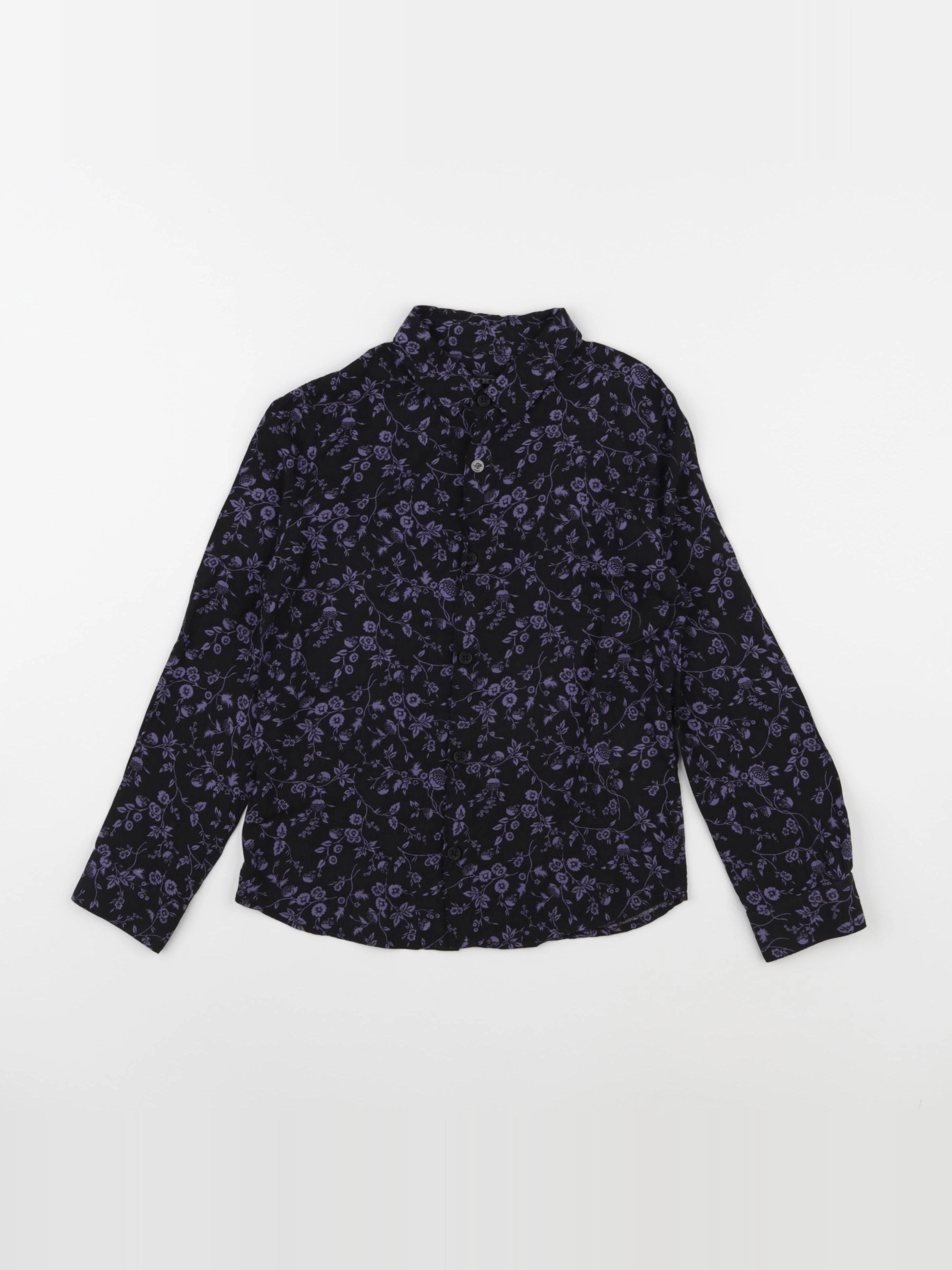 IKKS - chemise bleu, violet - 6 ans
