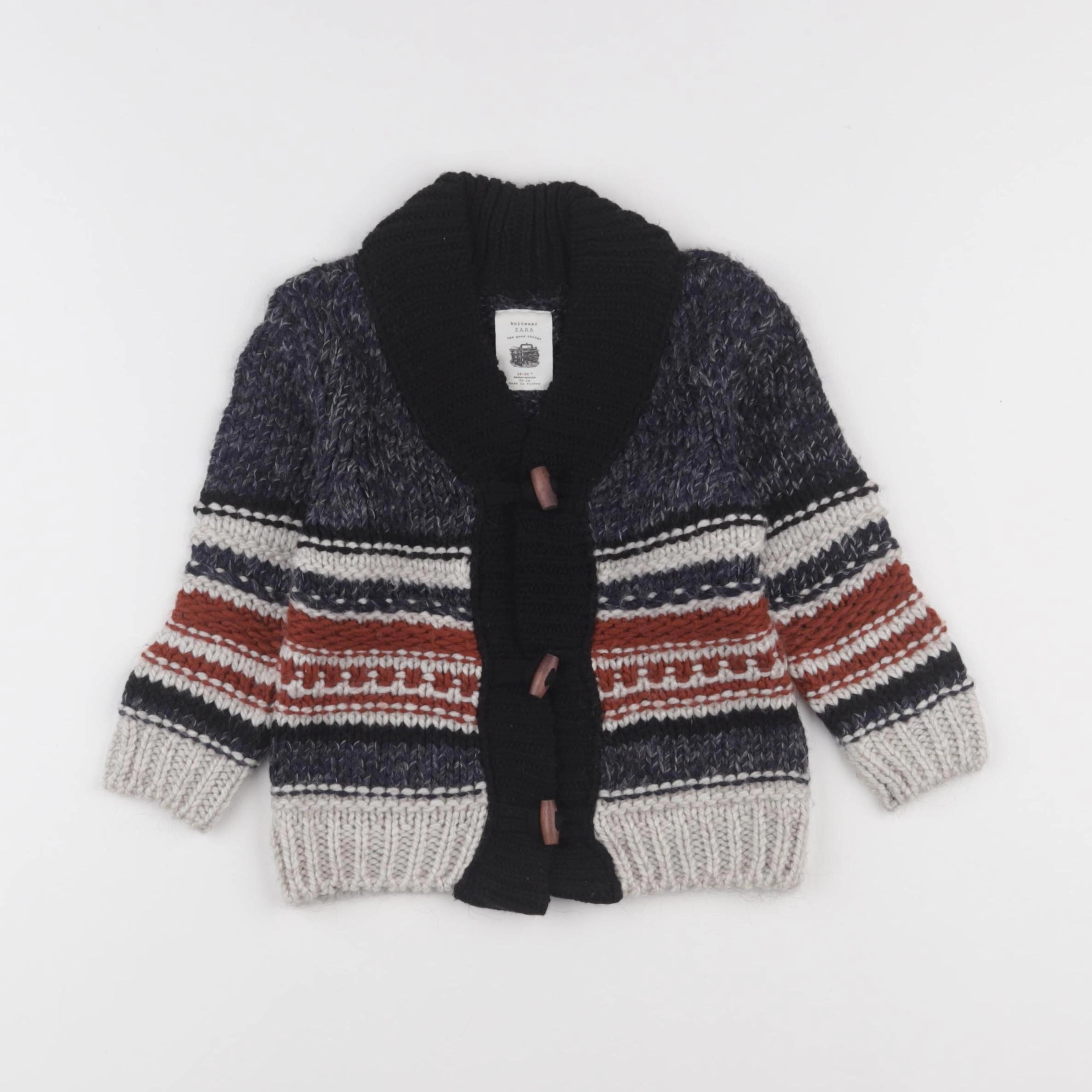 Zara - gilet gris - 18/24 mois