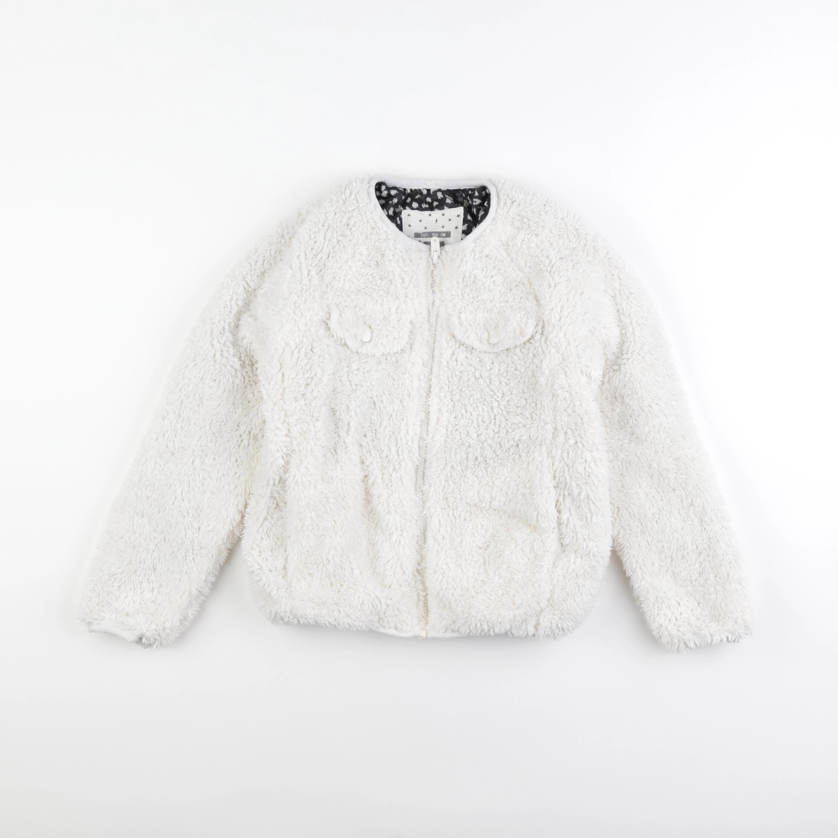 IKKS - veste réversible blanc - 10 ans