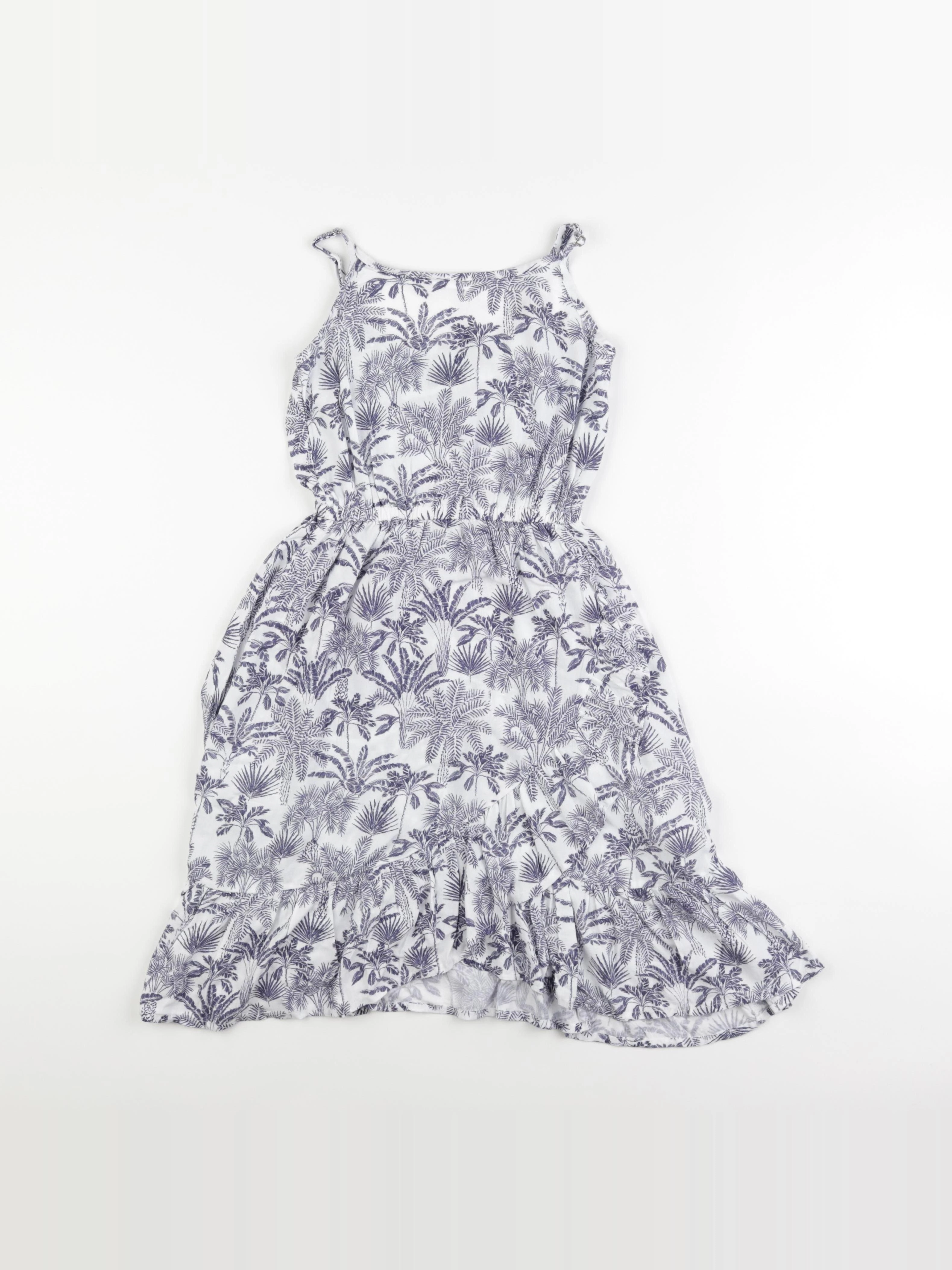IKKS - robe blanc, bleu - 8 ans