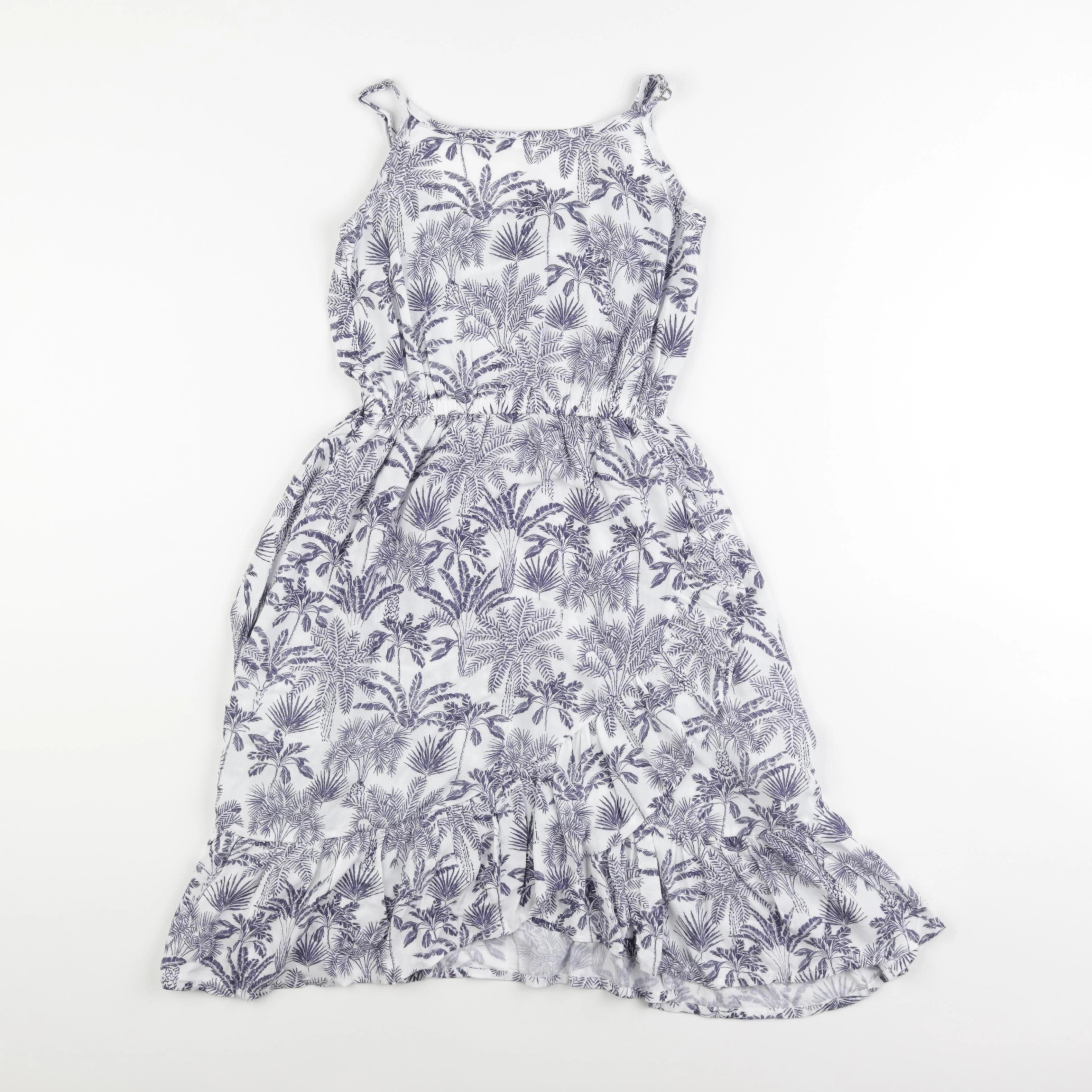 IKKS - robe blanc, bleu - 8 ans