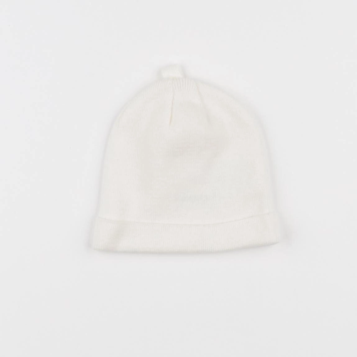 Vertbaudet - bonnet de naissance blanc - 3/6 mois