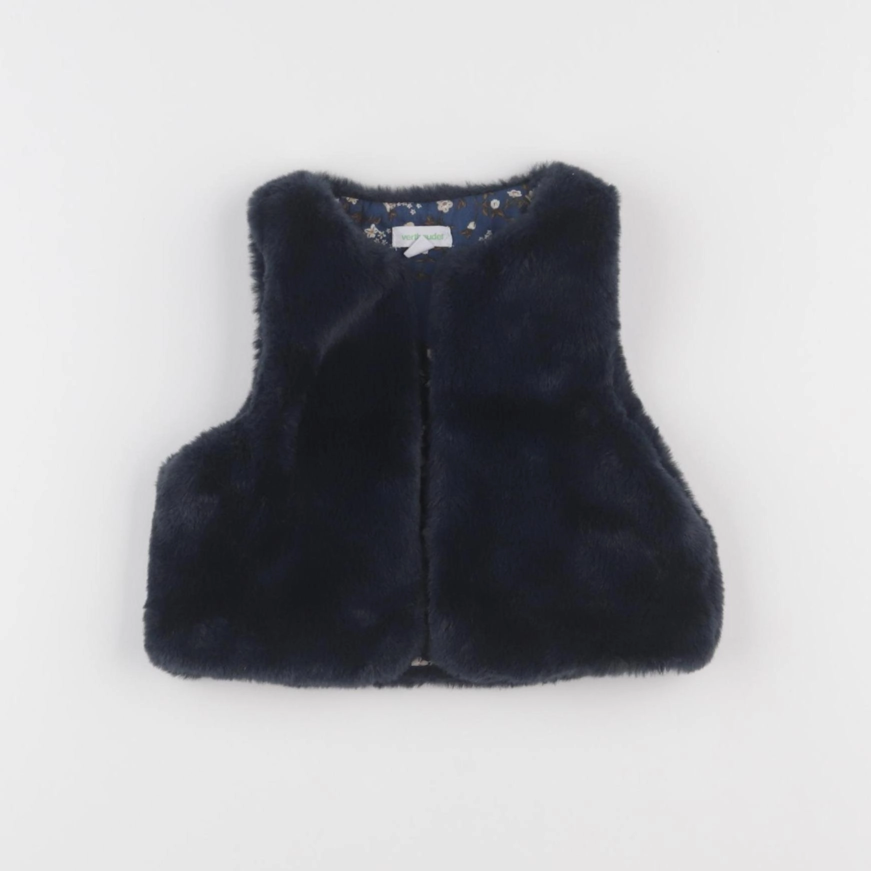 Vertbaudet - gilet bleu - 6 mois