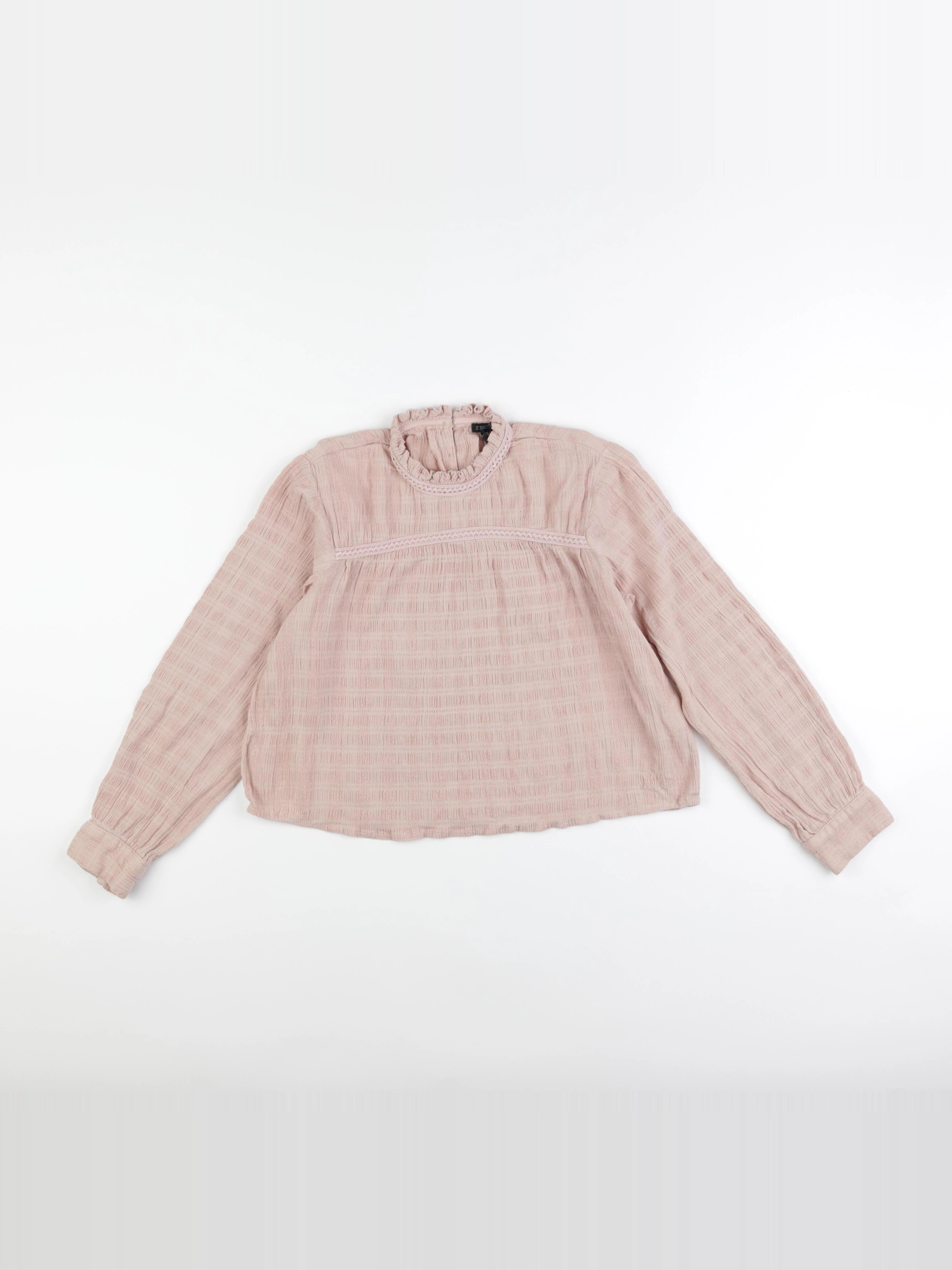 IKKS - blouse rose - 10 ans