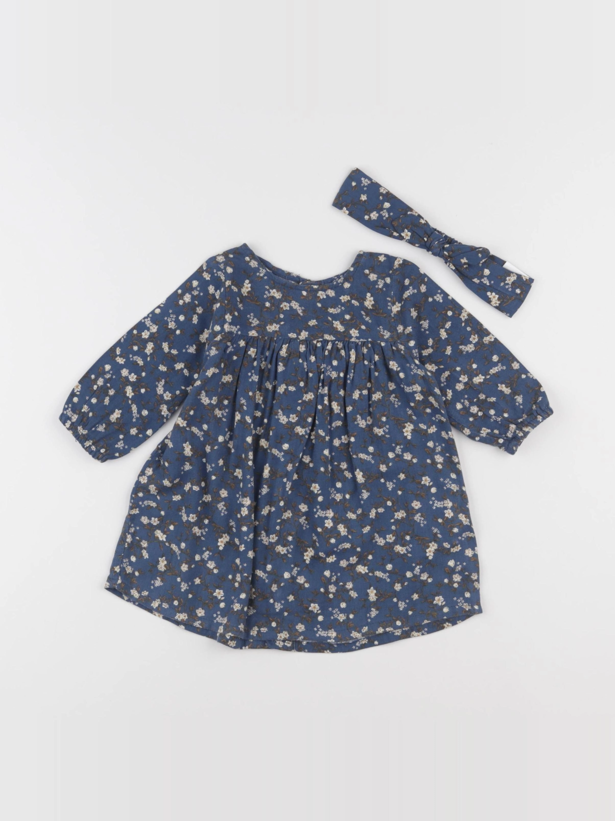 Vertbaudet - robe bleu - 6 mois