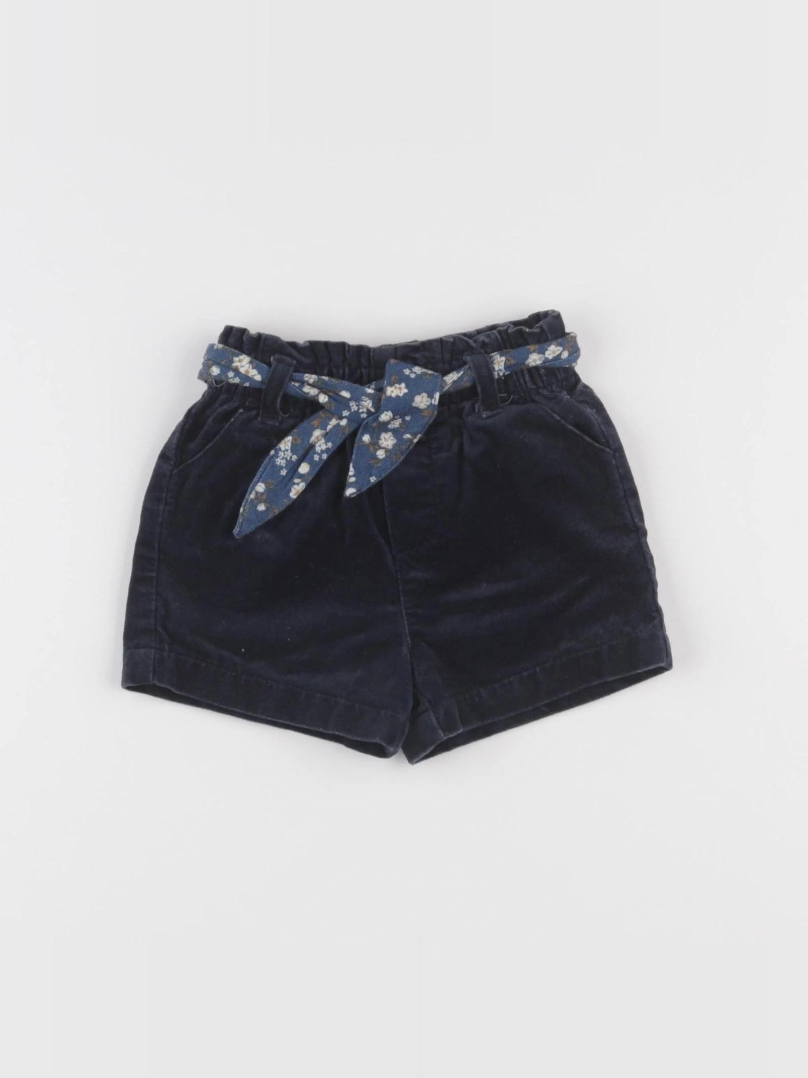Vertbaudet - short bleu - 6 mois