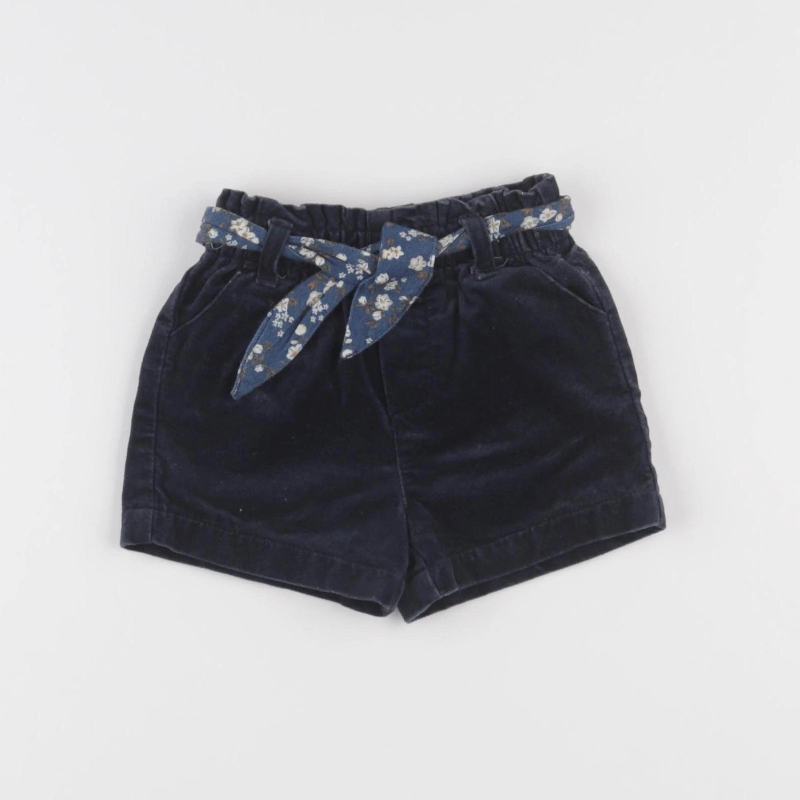 Vertbaudet - short bleu - 6 mois