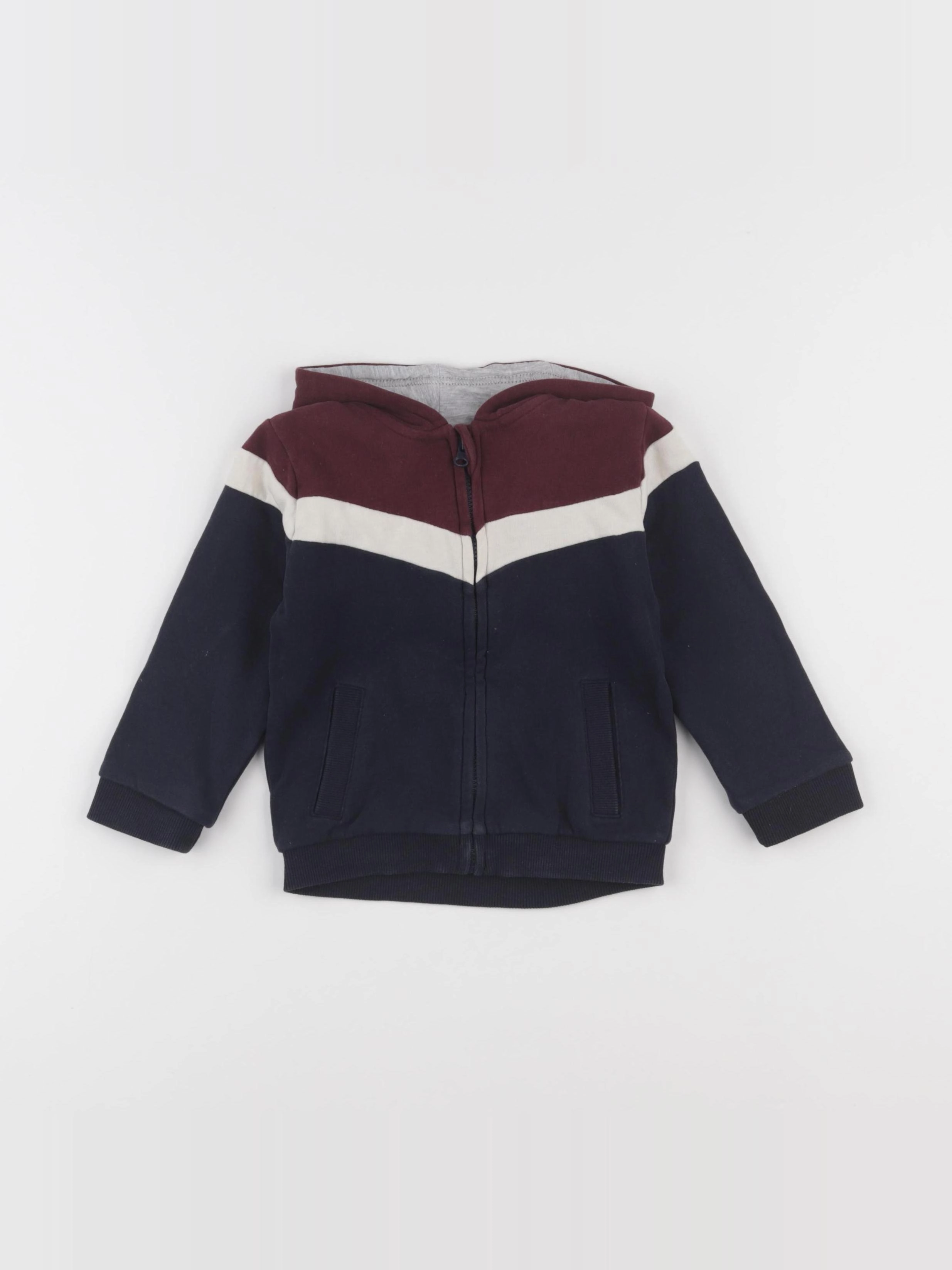 Vertbaudet - sweat bleu - 24 mois