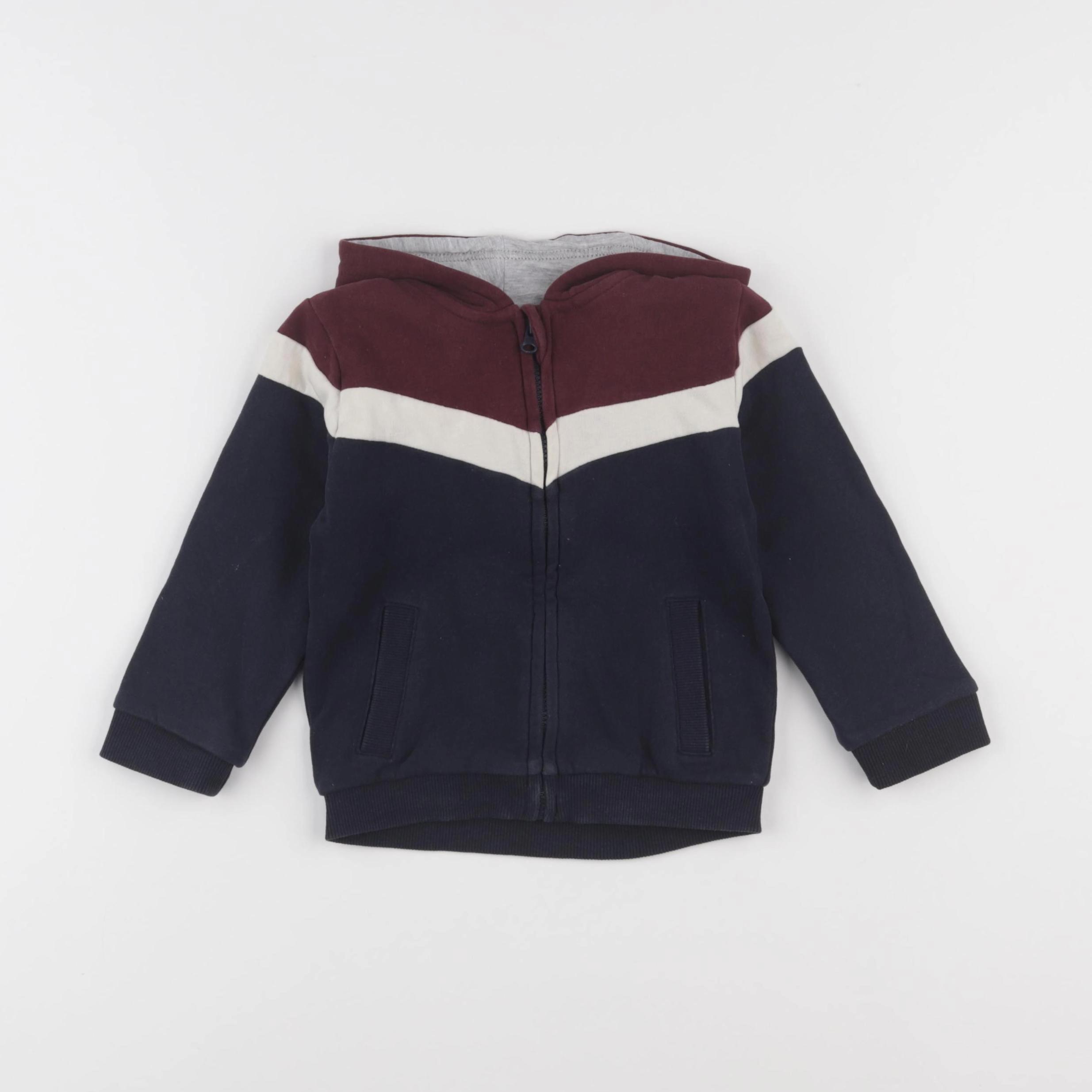 Vertbaudet - sweat bleu - 24 mois