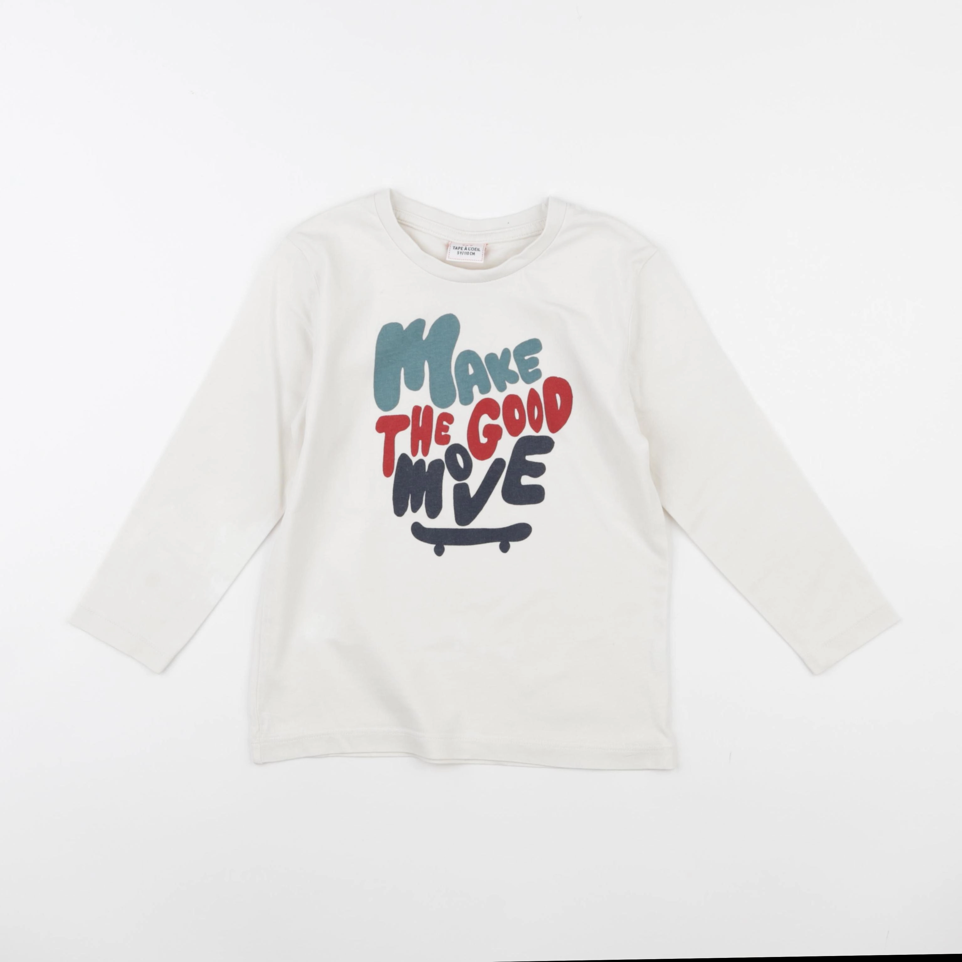 Tape à l'oeil - tee-shirt blanc - 5 ans