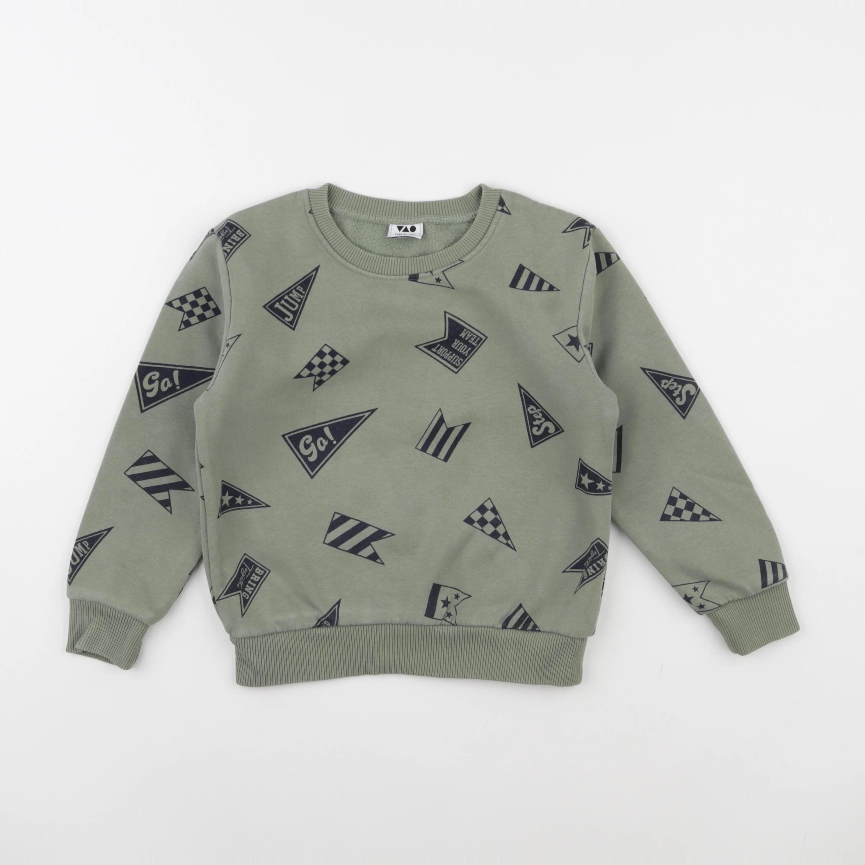 Tape à l'oeil - sweat vert - 5 ans