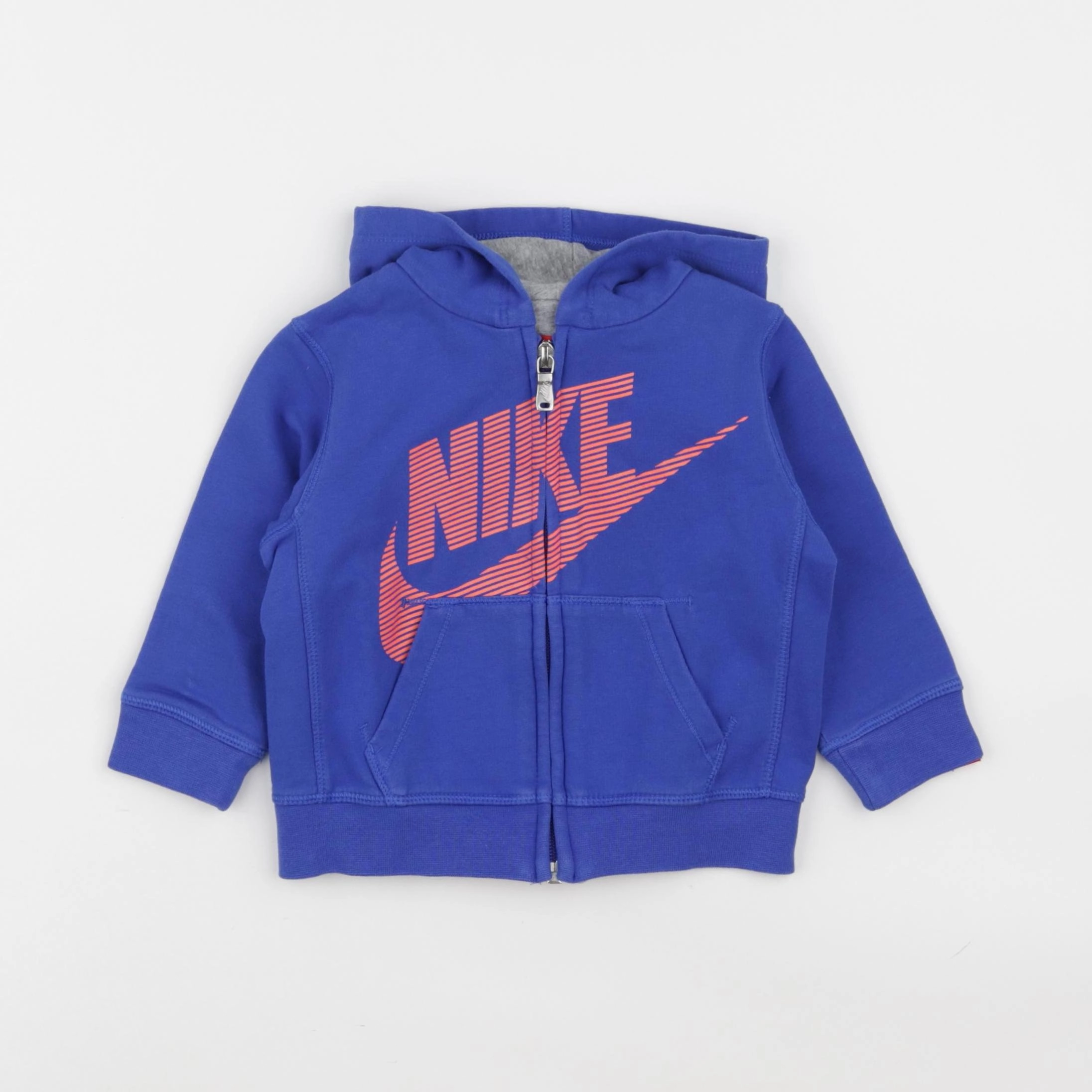 Nike - sweat bleu - 9/12 mois