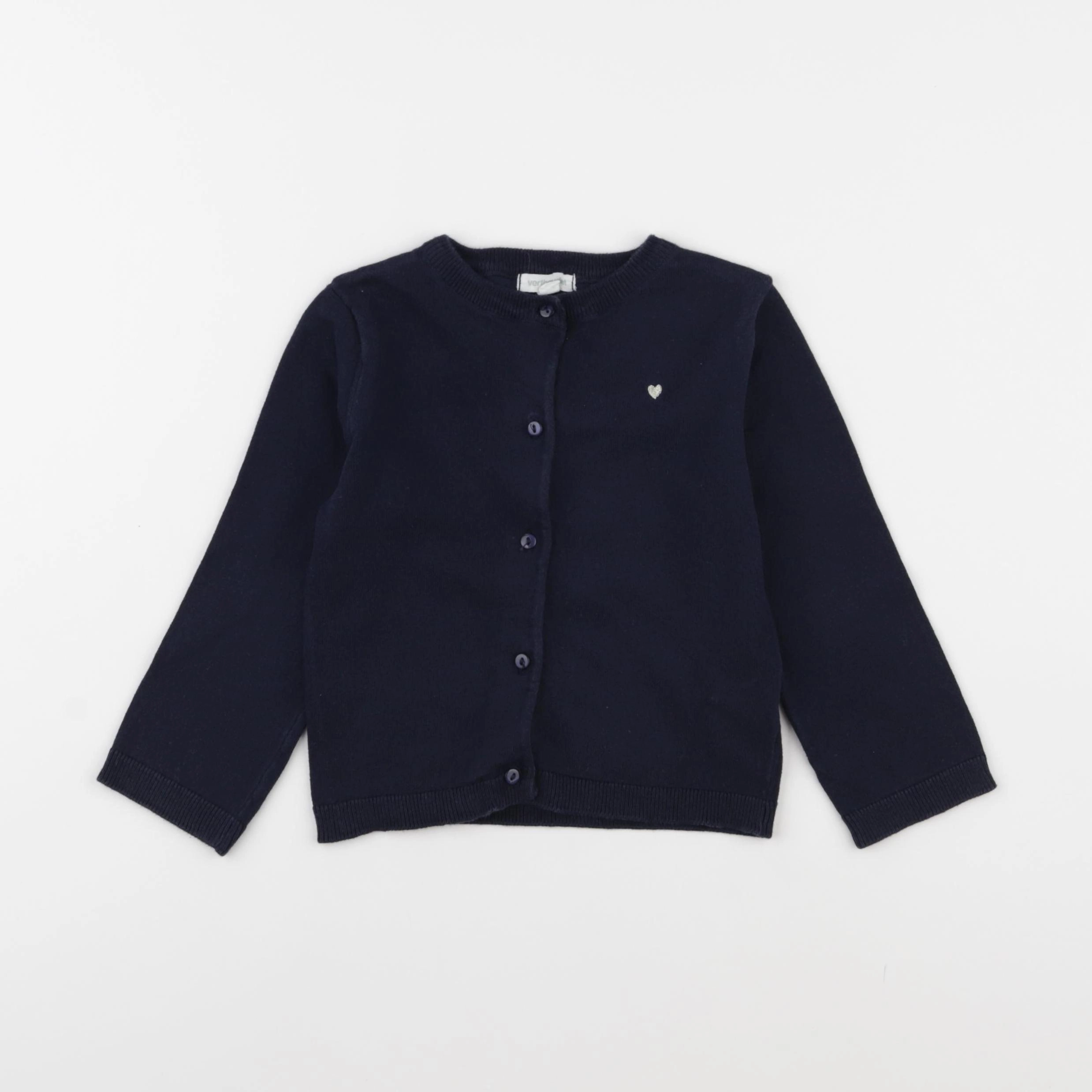 Vertbaudet - gilet bleu - 3 ans
