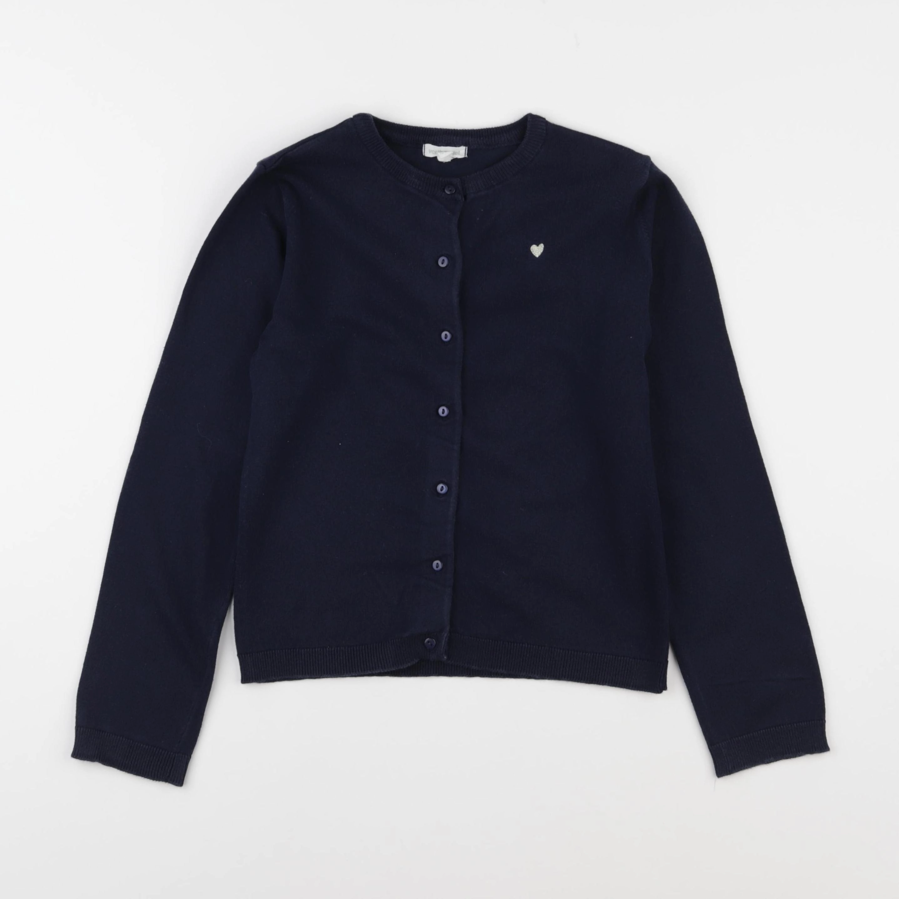 Vertbaudet - gilet bleu - 10 ans