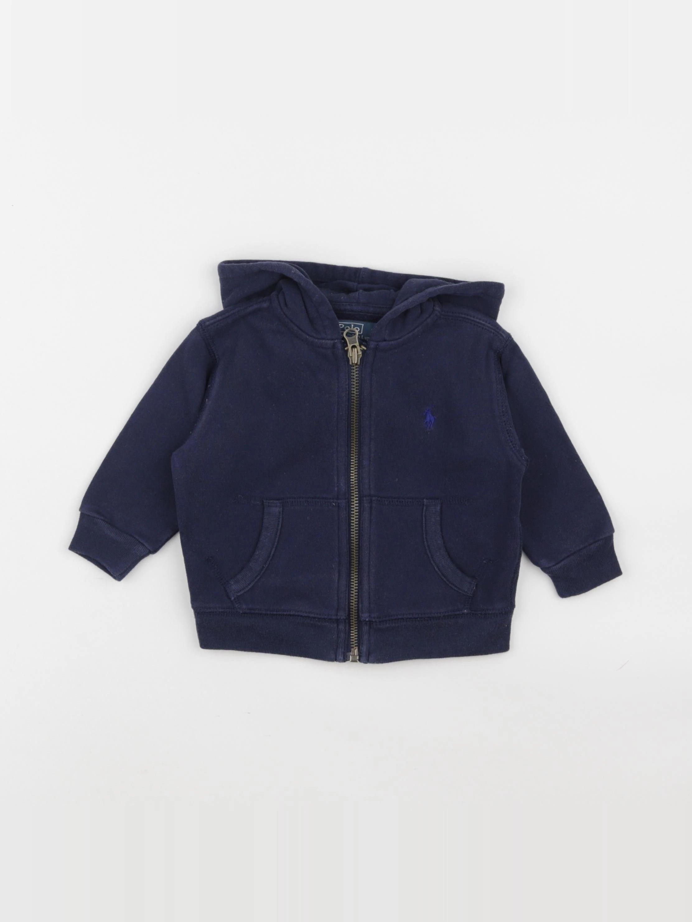 Ralph Lauren - sweat bleu - 9 mois