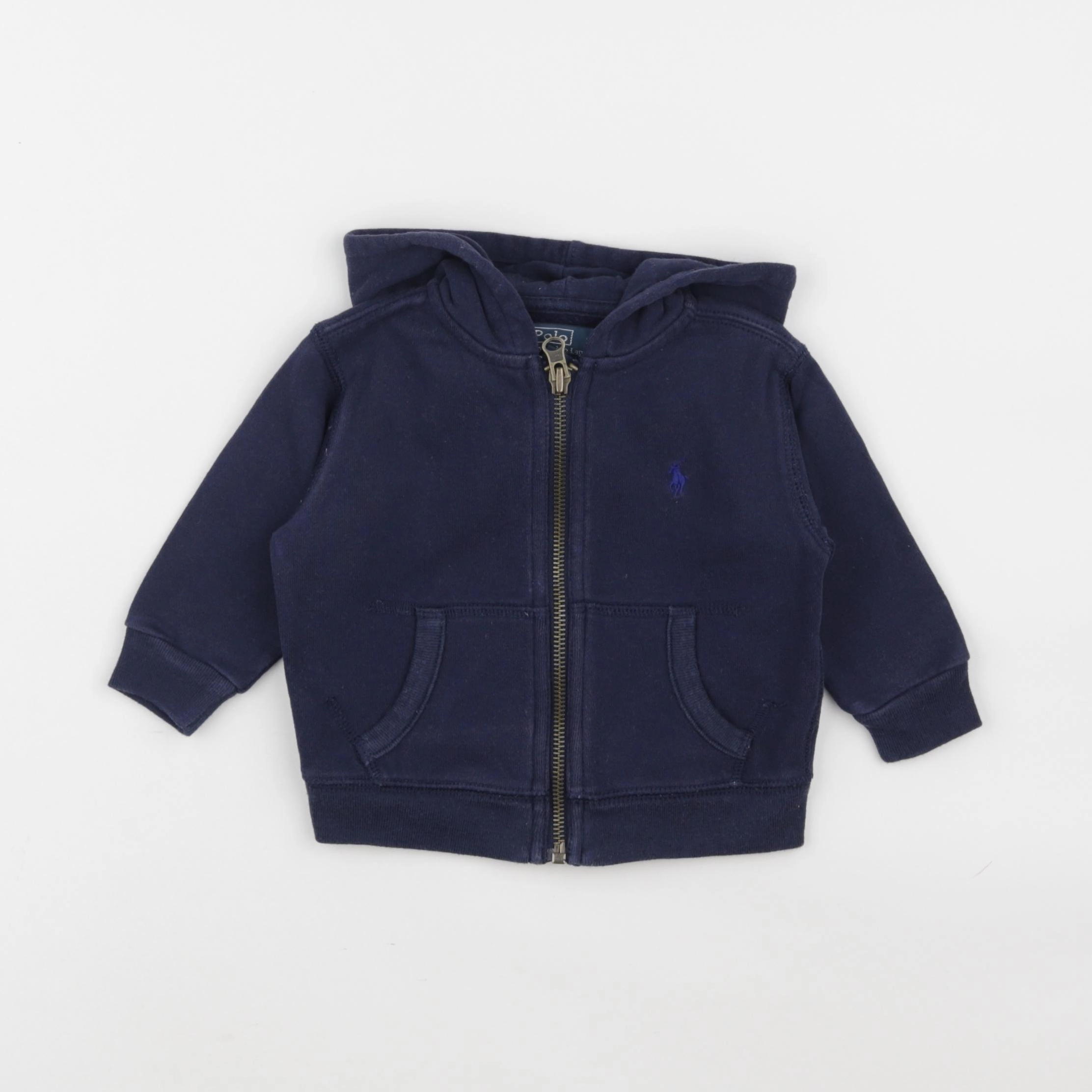 Ralph Lauren - sweat bleu - 9 mois